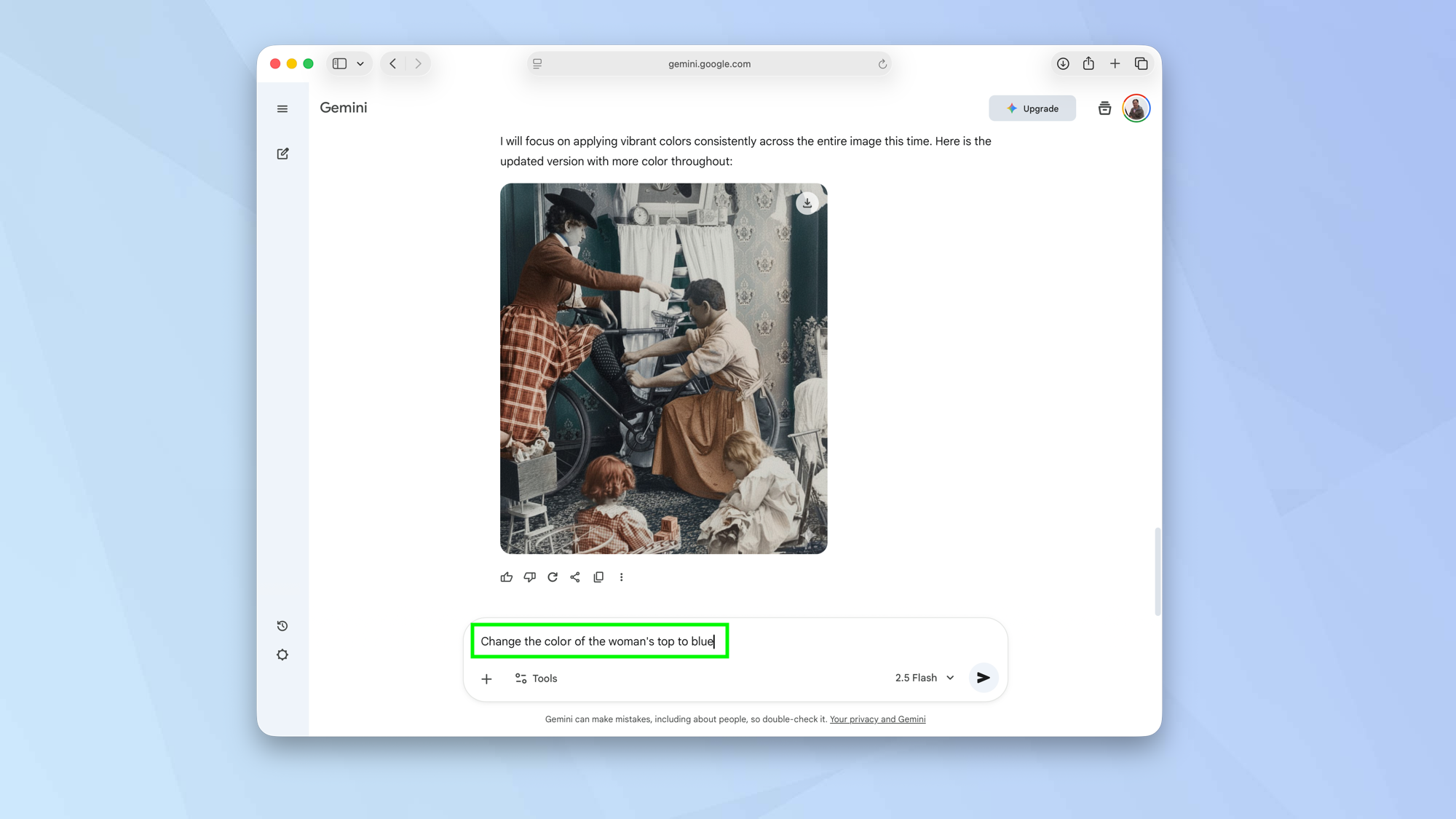 Comment utiliser Gemini pour améliorer d'anciennes photos de famille