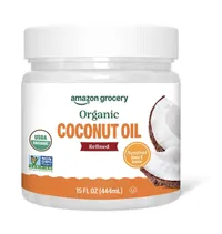 Amazon Grocery 15 fl oz d'huile de noix de coco biologique Amazon Grocery 15 fl oz d'huile de noix de coco biologique