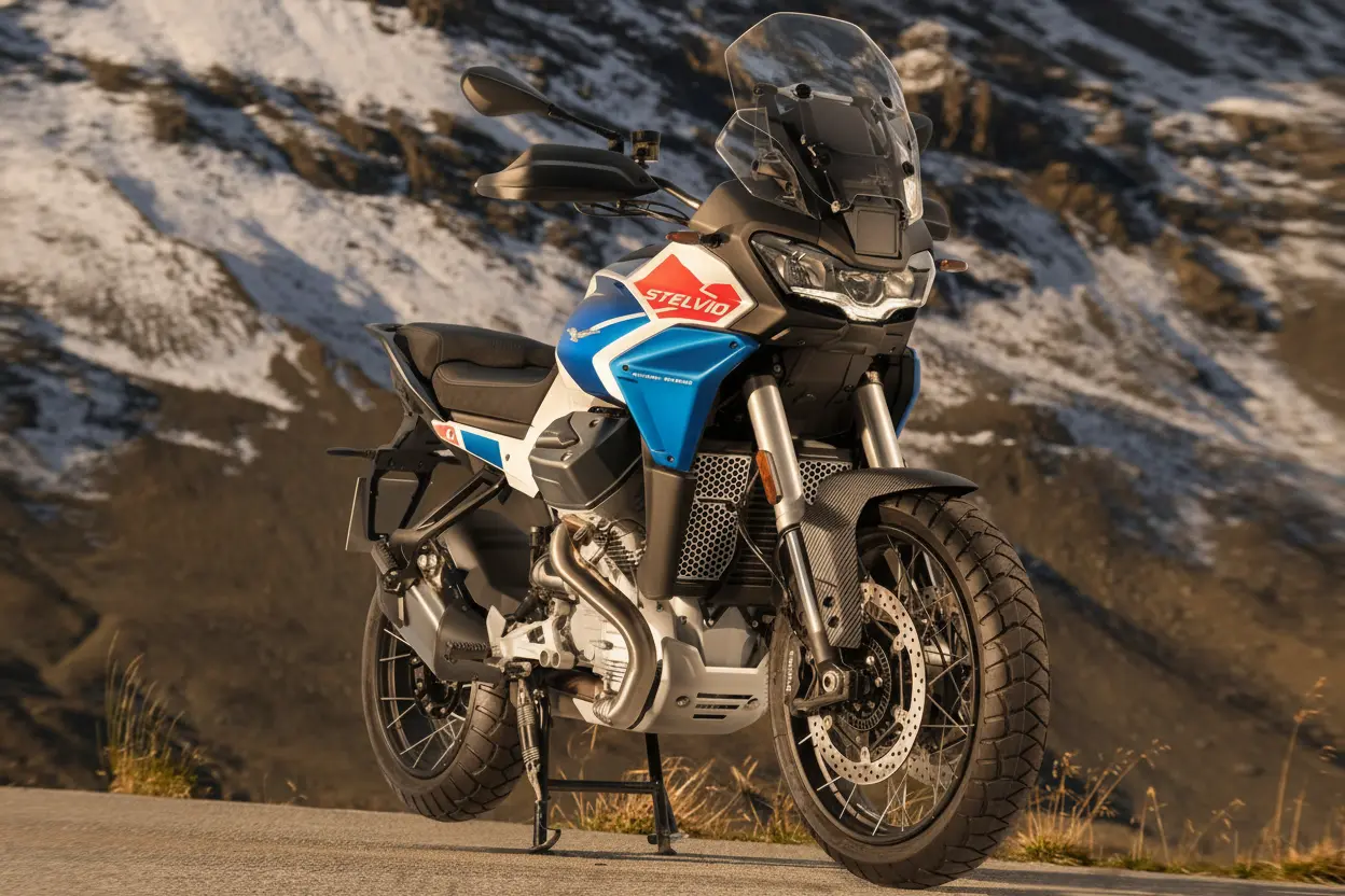 Moto Guzzi Stelvio Duecento Tributo : la moto de collection qui fait rêver les passionnés, édition limitée et technologies inédites image-33320