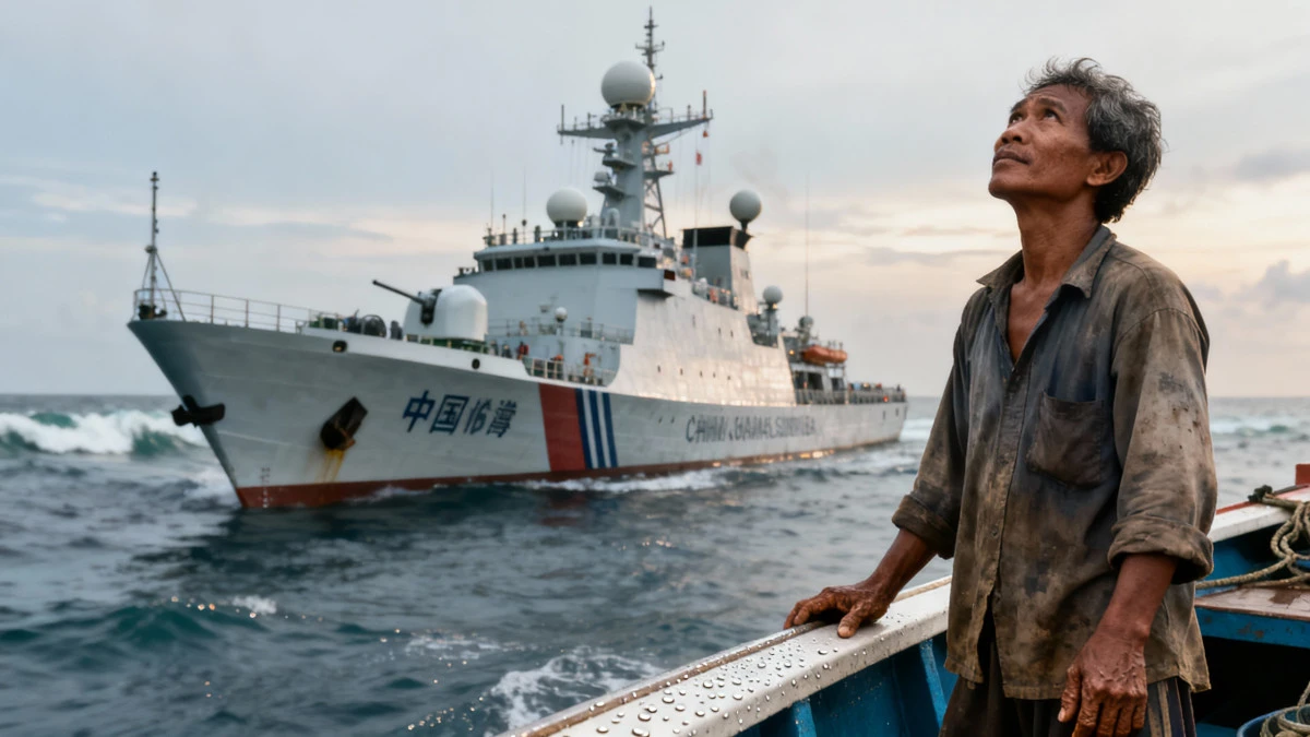 Tensions en mer des Philippines : des comportements suspects des garde-côtes chinois révélés par des satellites image-32815