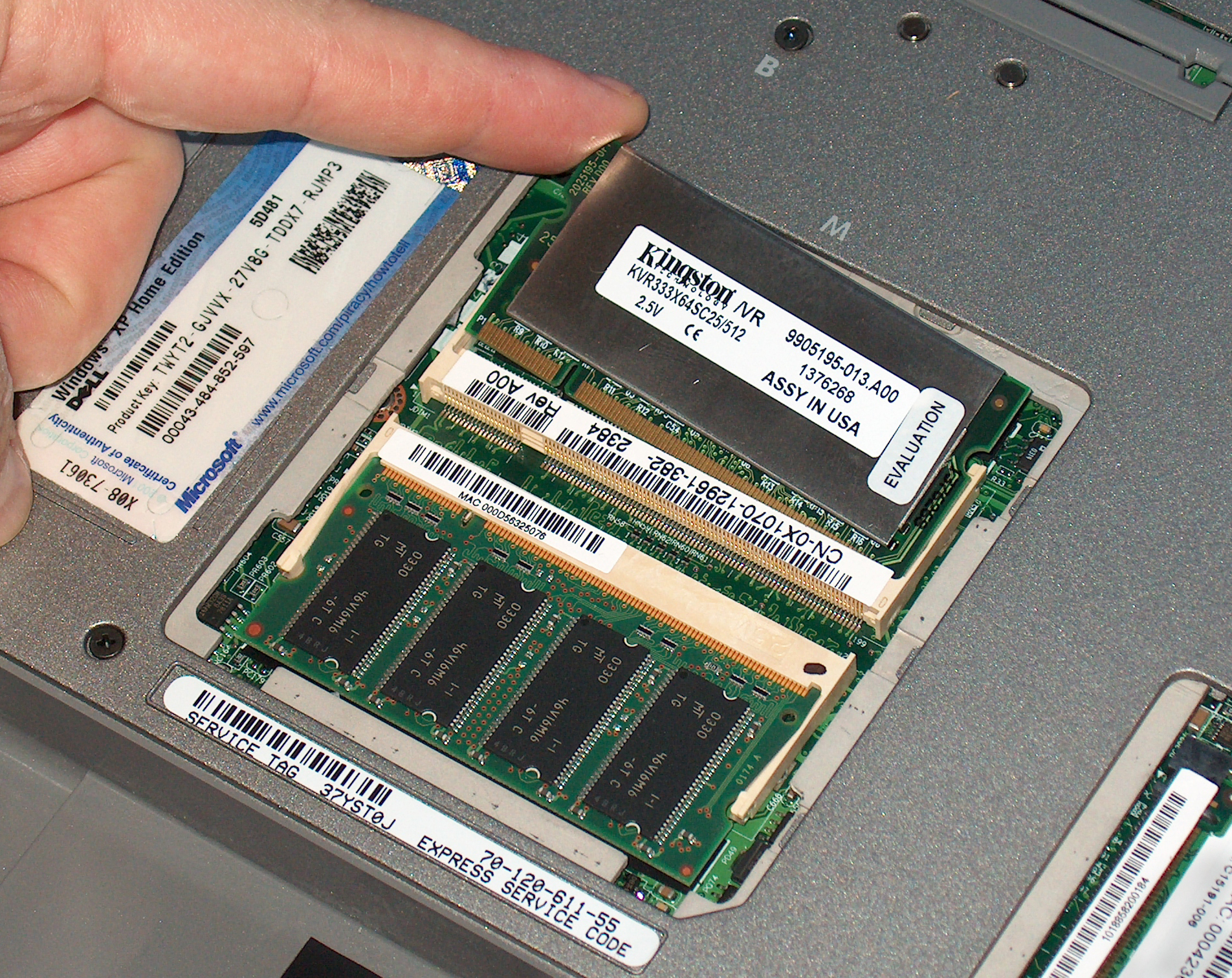 Inadéquation de la mémoire