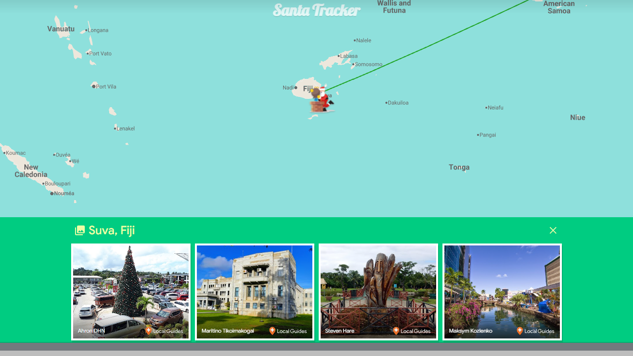 Traqueur Google du Père Noël