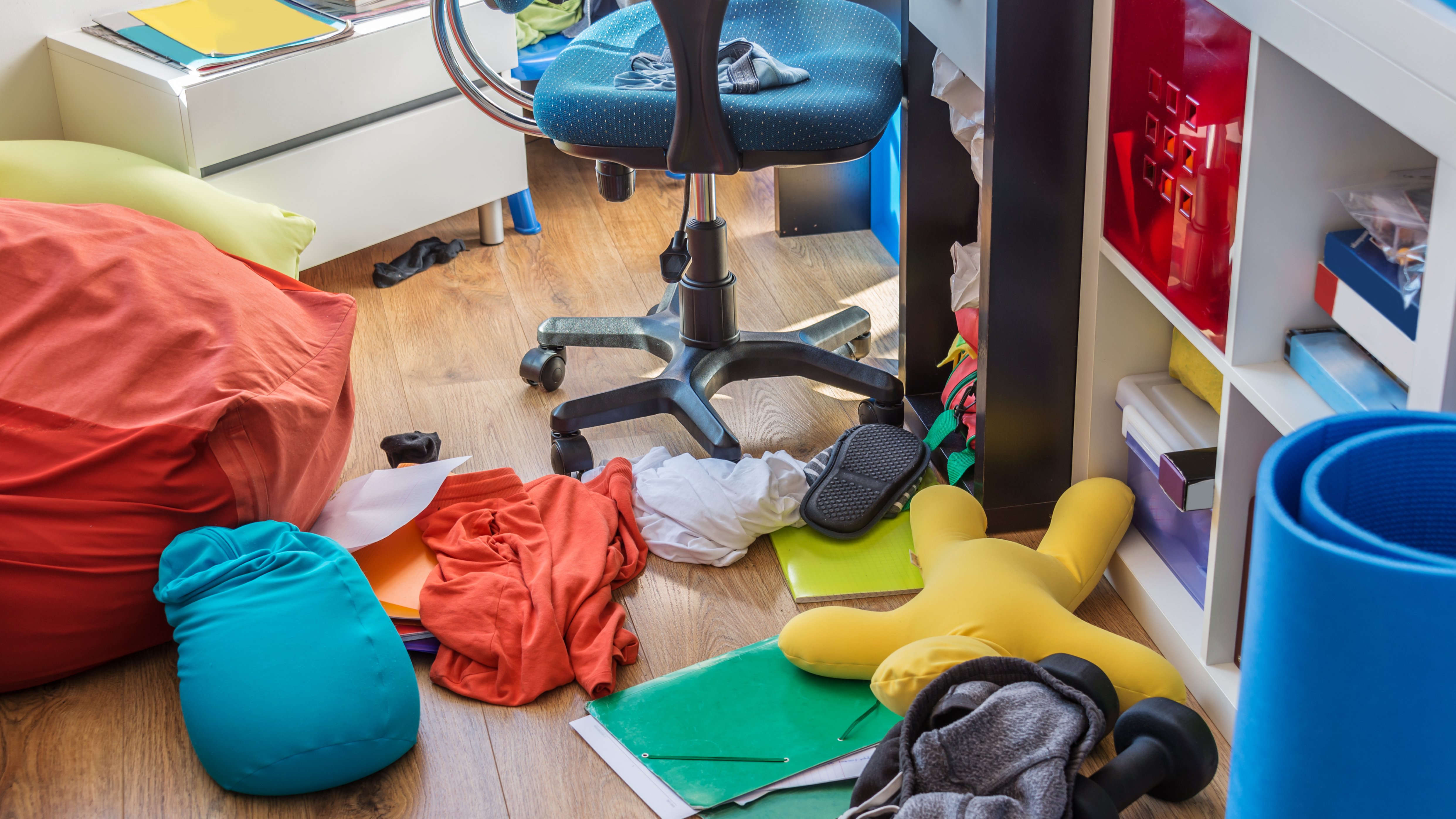 Chambre en désordre