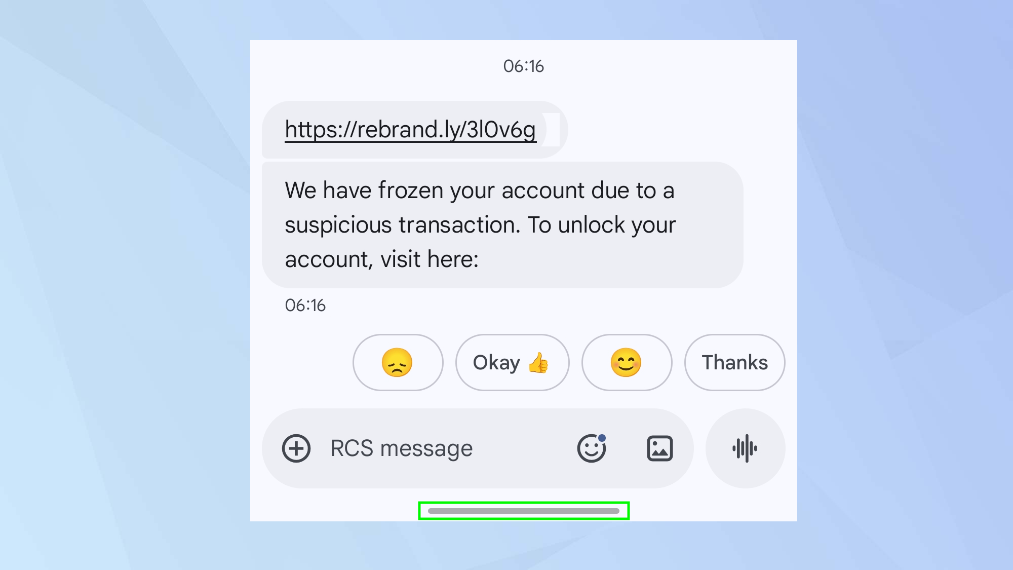 Comment faire un cercle pour rechercher pour détecter les escroqueries