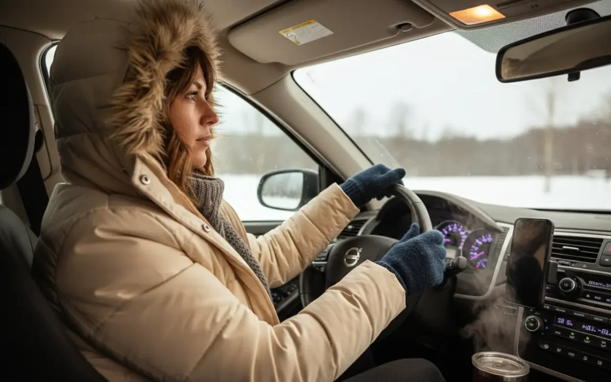 Conduire en doudoune : le vrai risque que vous prenez au volant selon les experts image-33535