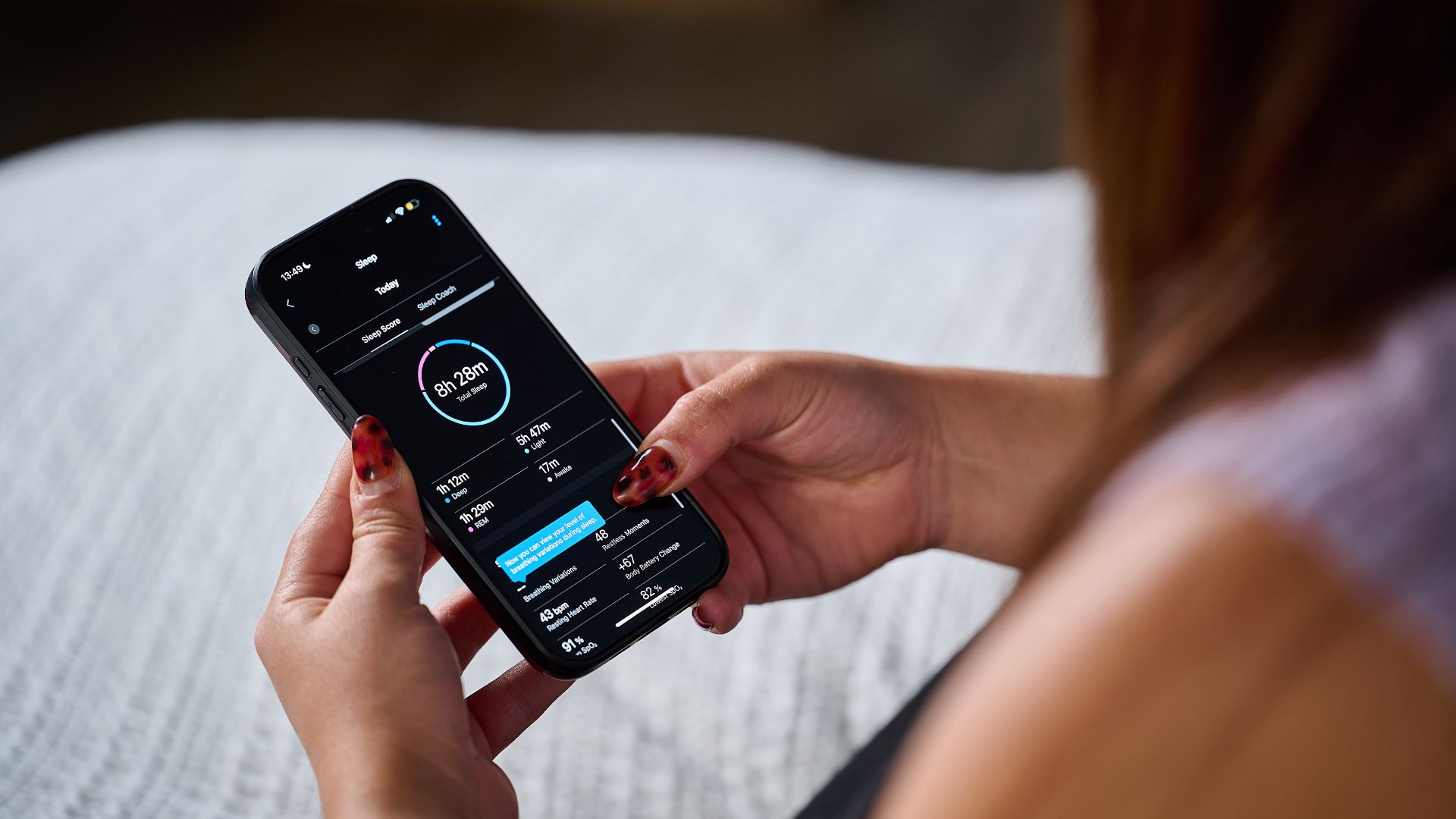 Notre testeur de technologie du sommeil teste le Garmin Index Sleep Monitor
