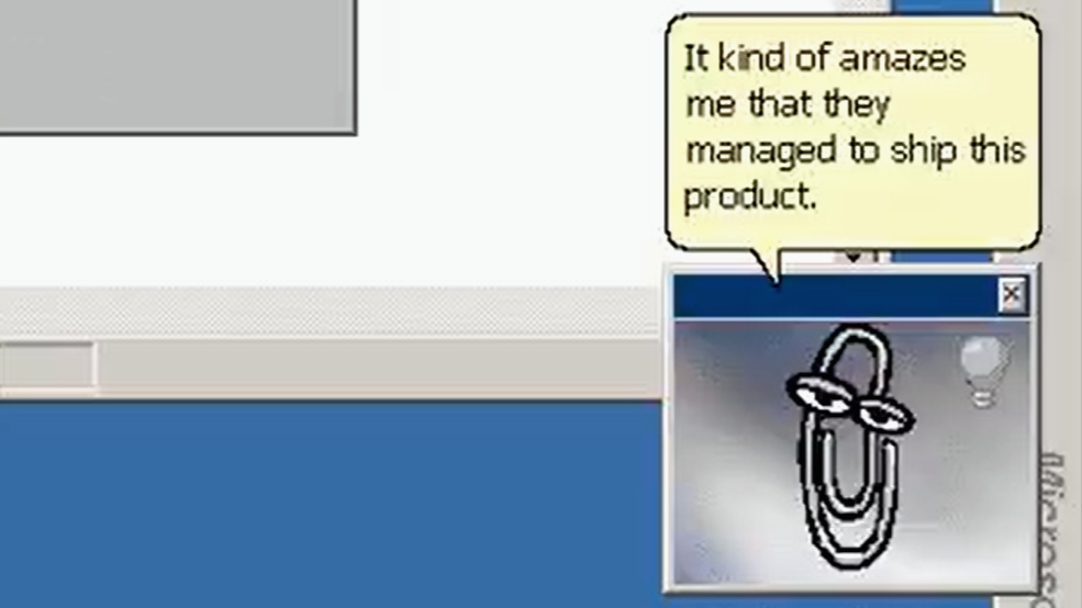 Clippy dans Microsoft Office 97