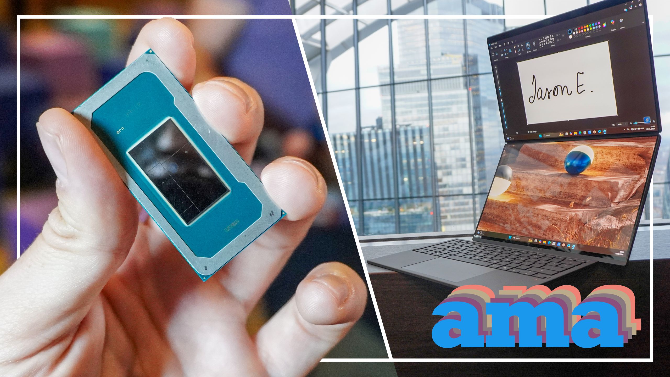 J'examine actuellement un ordinateur portable Intel Core Ultra X9 388H. Que voudriez-vous que je teste ? image-34570