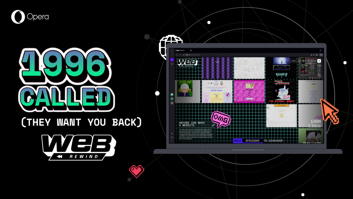 Je viens d'explorer 30 ans d'Internet avec Opera Web Rewind – et cela m'a rappelé à quoi ressemblait la navigation avant l'IA. image-35176
