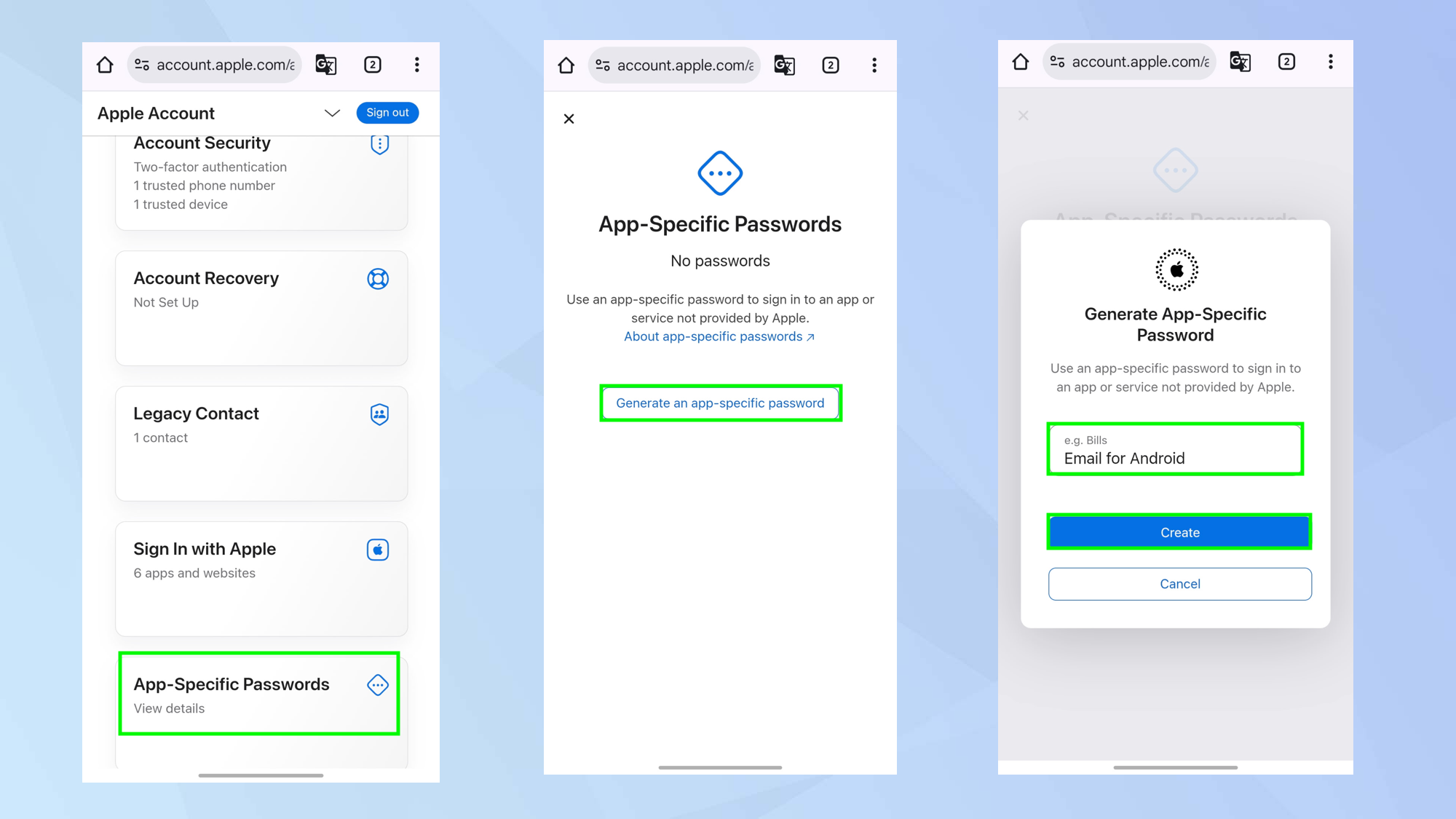 Comment accéder aux services iCloud sur un appareil Android