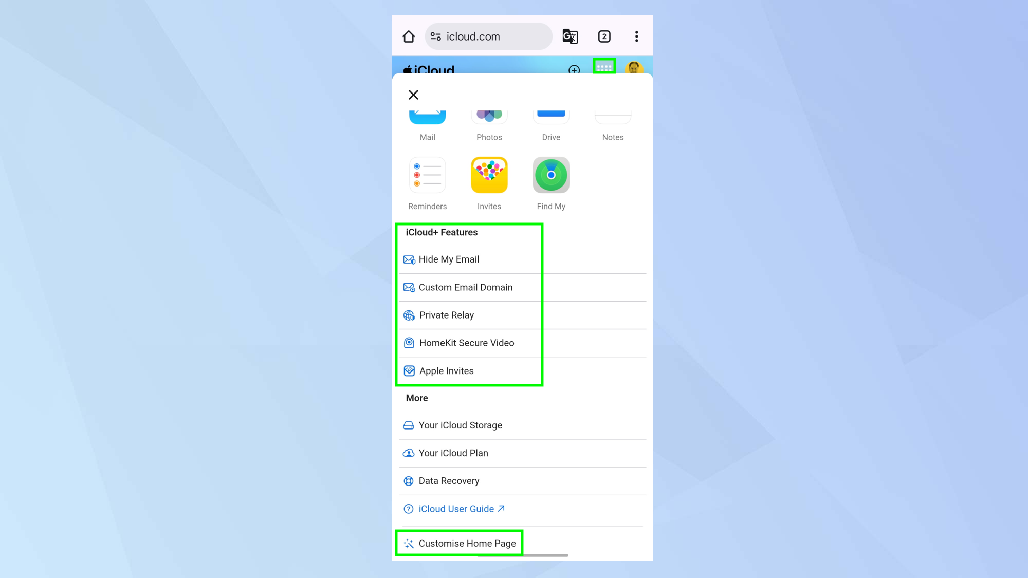 Comment accéder aux services iCloud sur un appareil Android