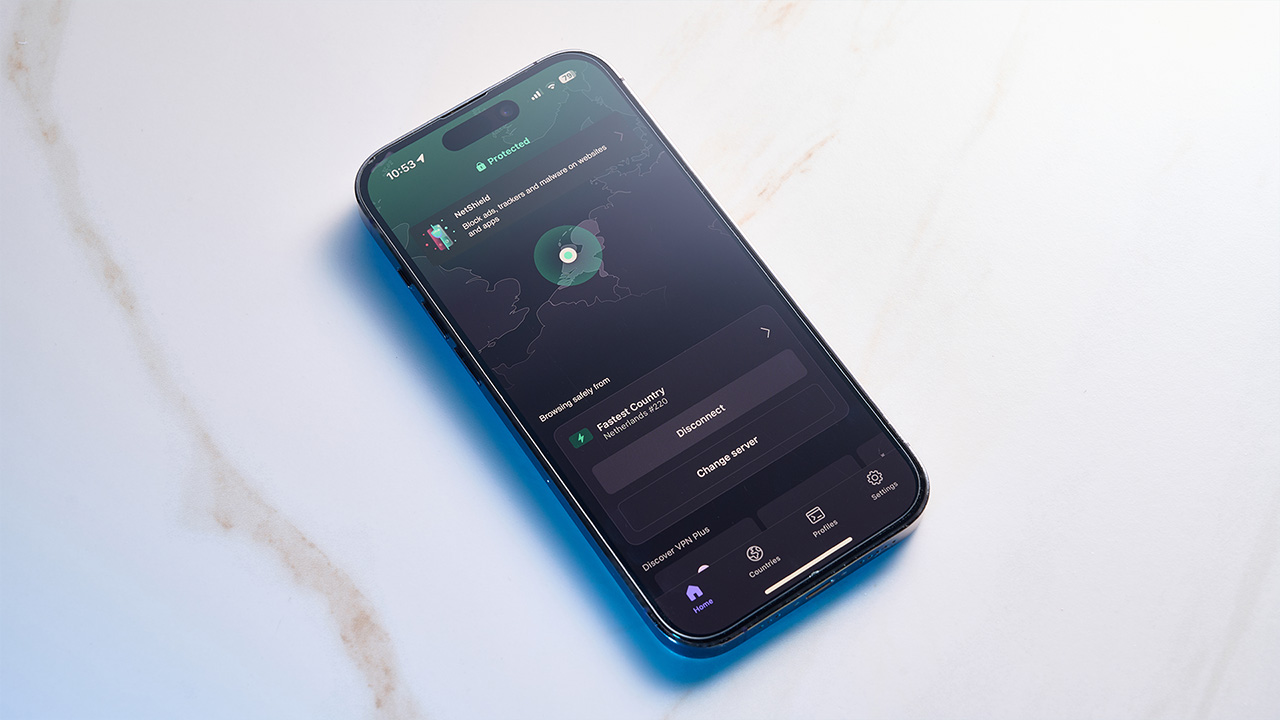 Proton VPN gratuit sur iPhone