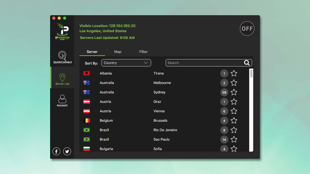 Application IPVanish