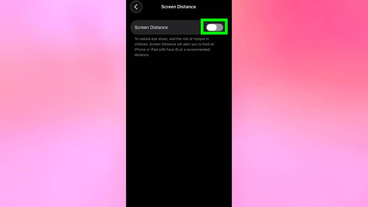 Distance de l'écran désactivée sur iPhone