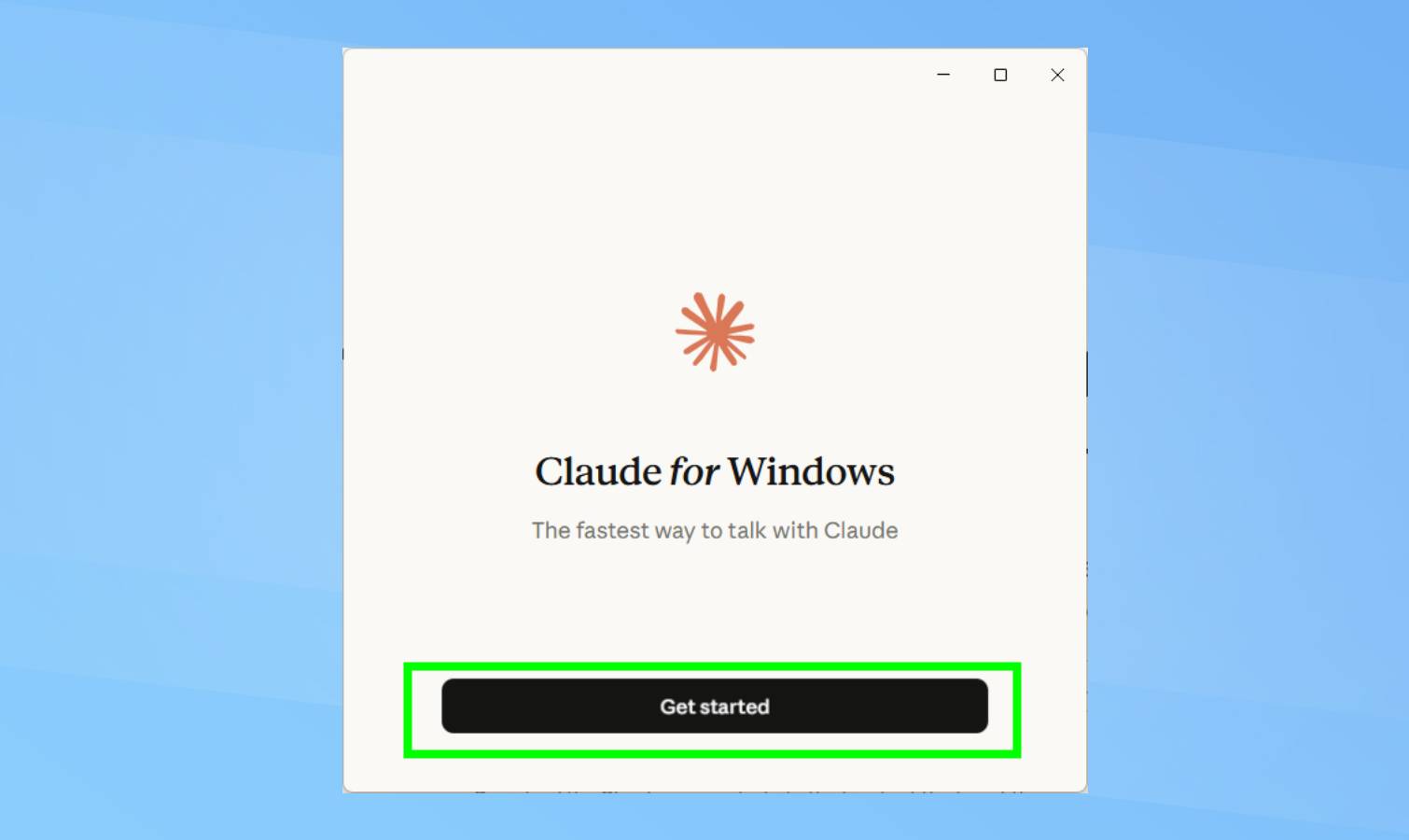 Démarrer avec Claude pour Windows