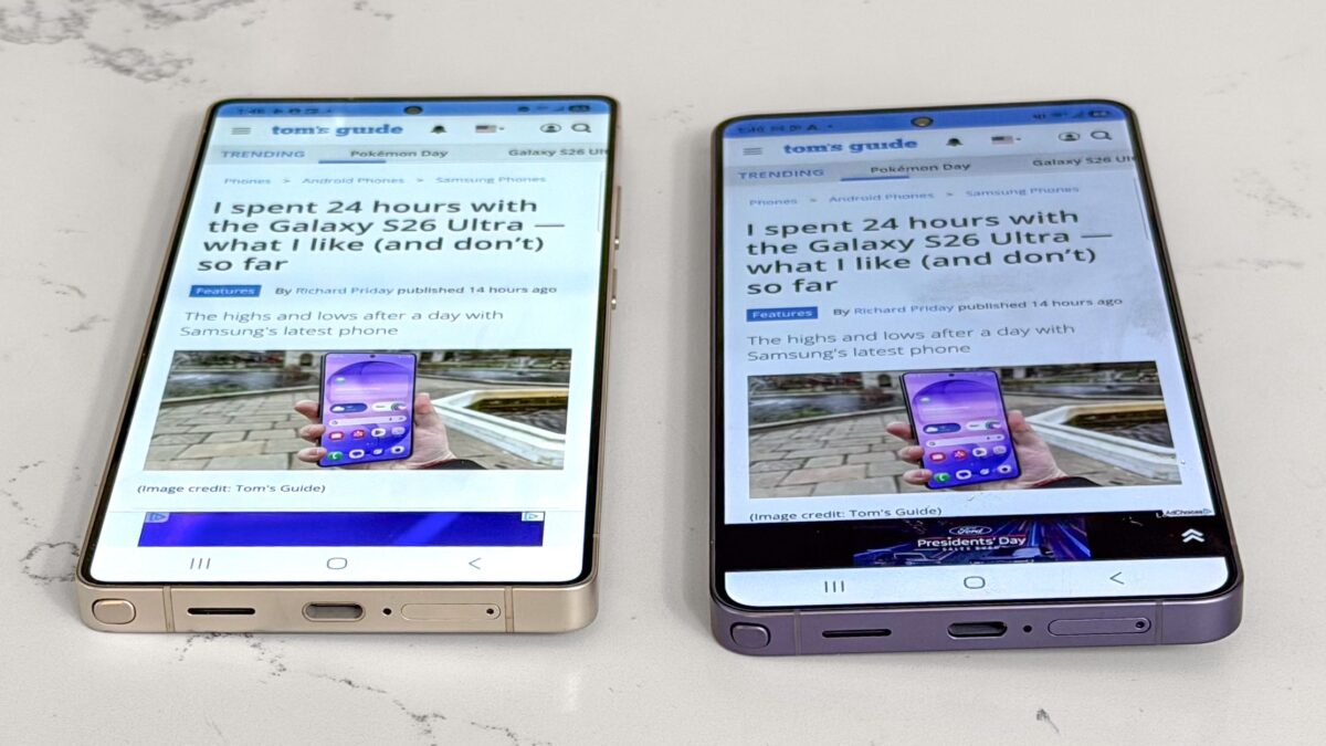 Samsung confirme que l'écran du Galaxy S26 Ultra présente « certaines variations » de qualité lorsqu'il est tenu sous différents angles, même avec l'affichage de confidentialité désactivé image-35623