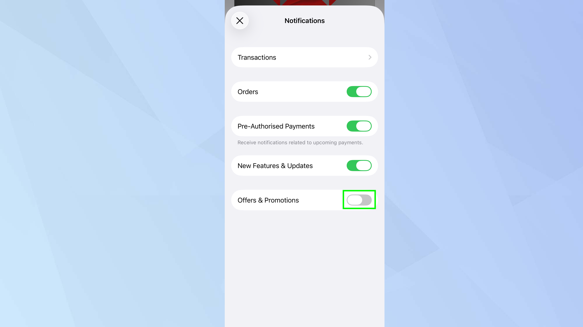 Arrêtez les offres et les promotions d'apparaître dans Apple Wallet avec ce paramètre masqué