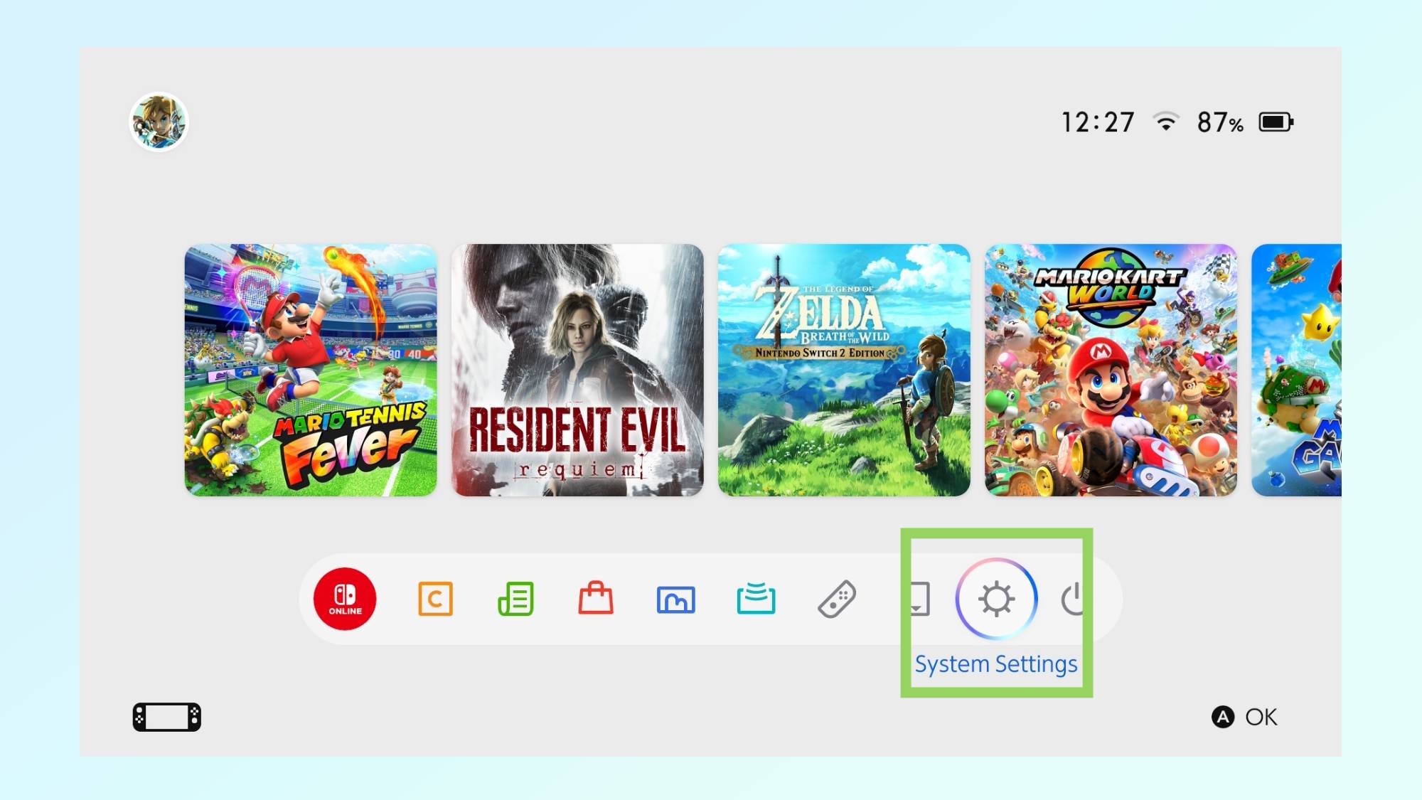 Image montrant comment activer le mode Handheld Boost sur Nintendo Switch 2