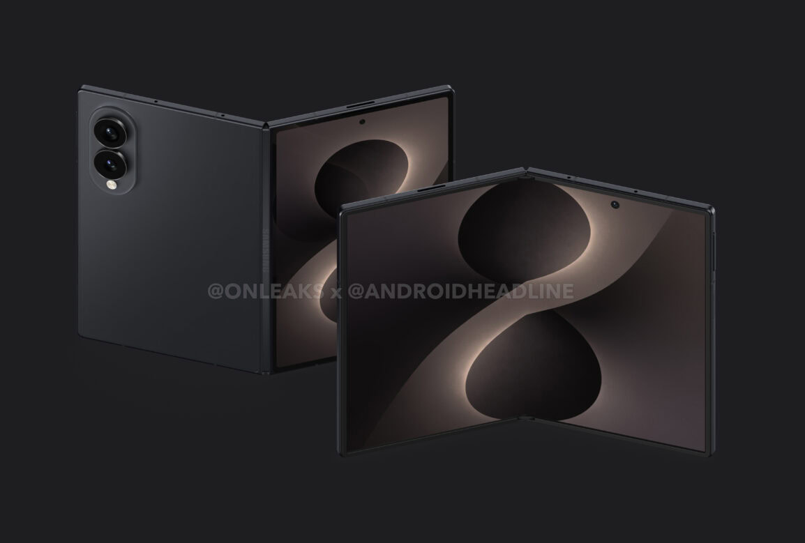 Fuite de rendus du Samsung Galaxy Z Fold 8 Wide