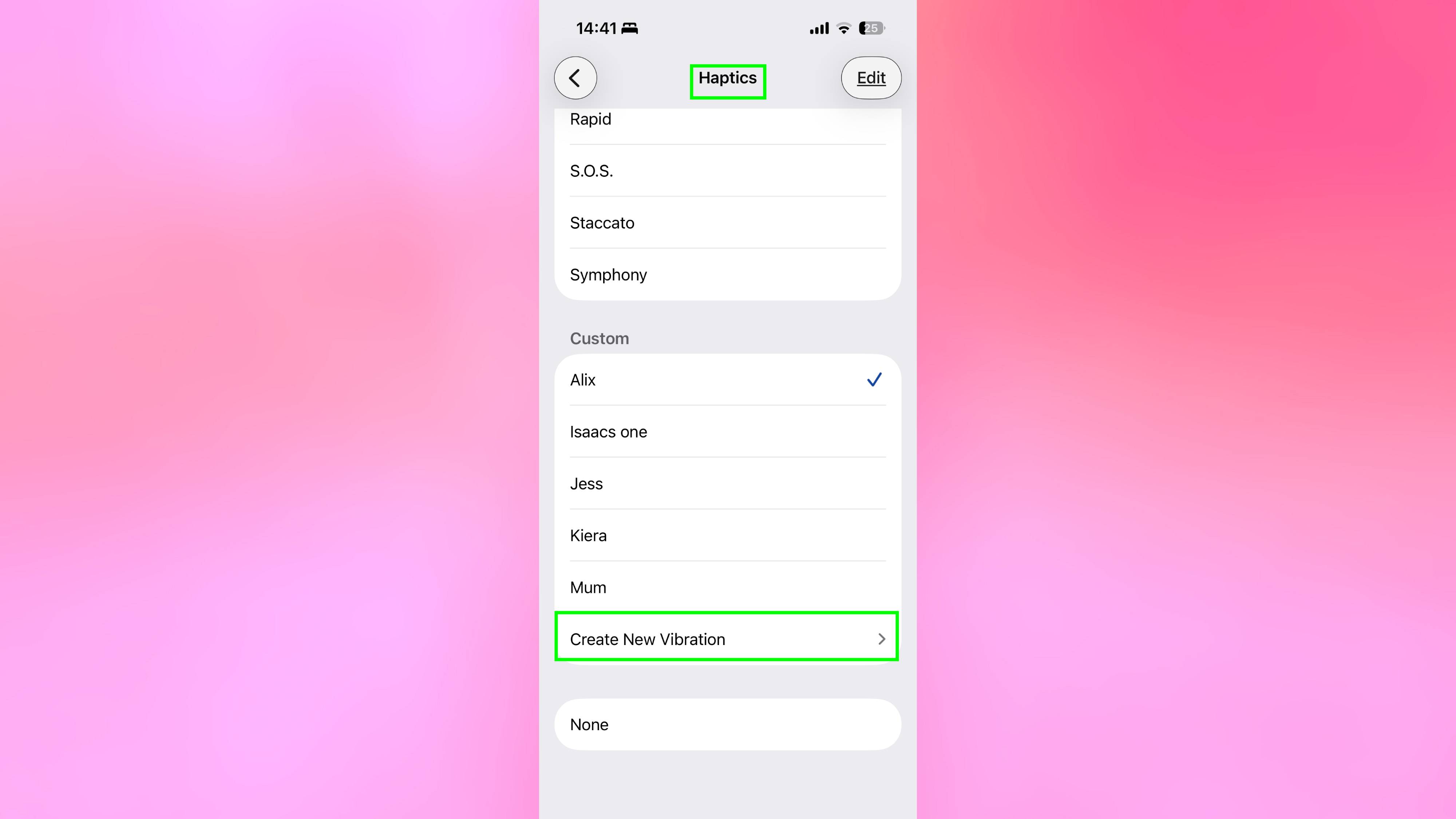 Comment configurer de nouvelles haptiques de vibration sur iPhone