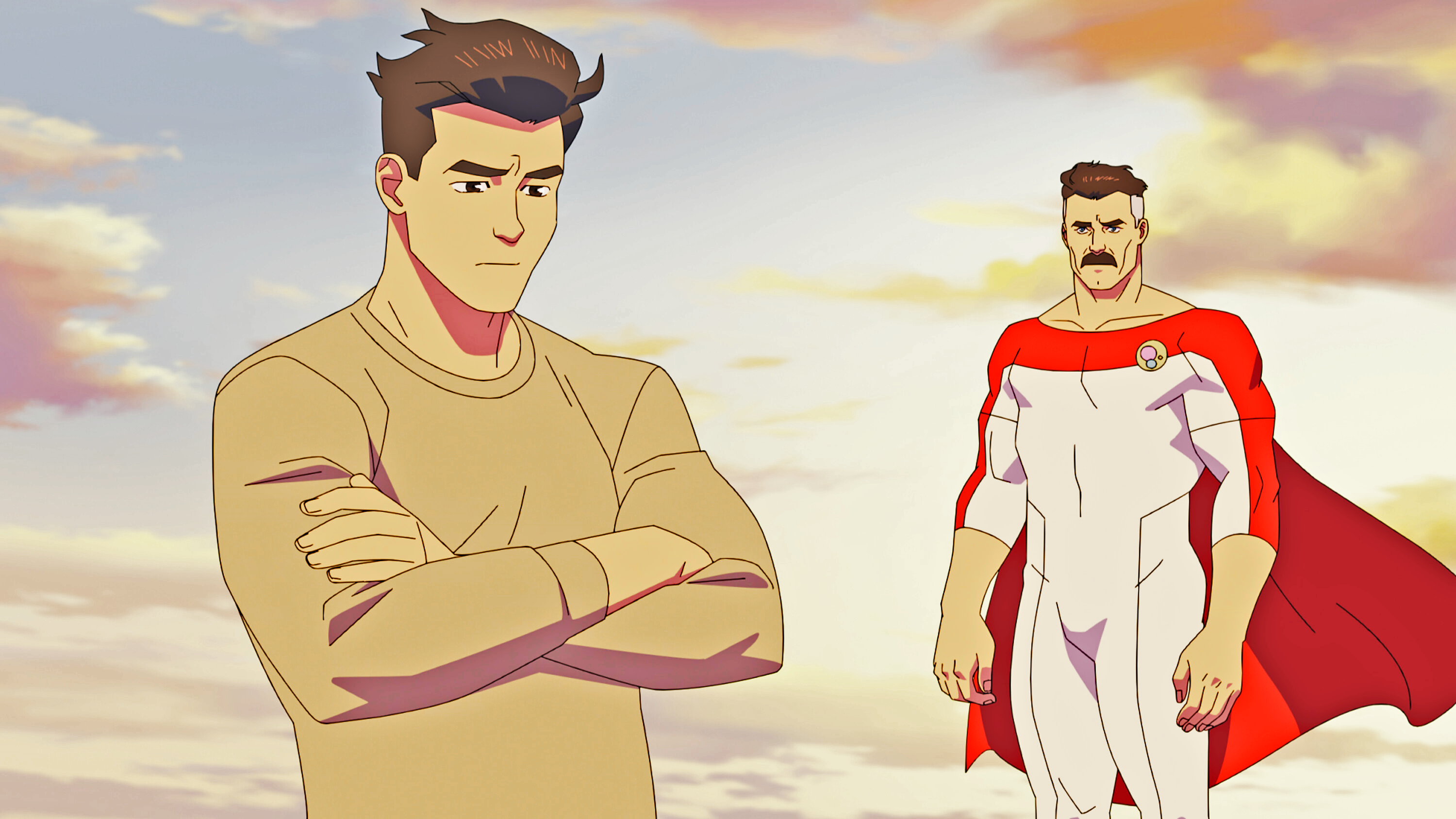 (De gauche à droite) Mark et Nolan Grayson dans