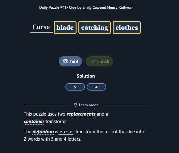 Mot d'analyse 3-10-26