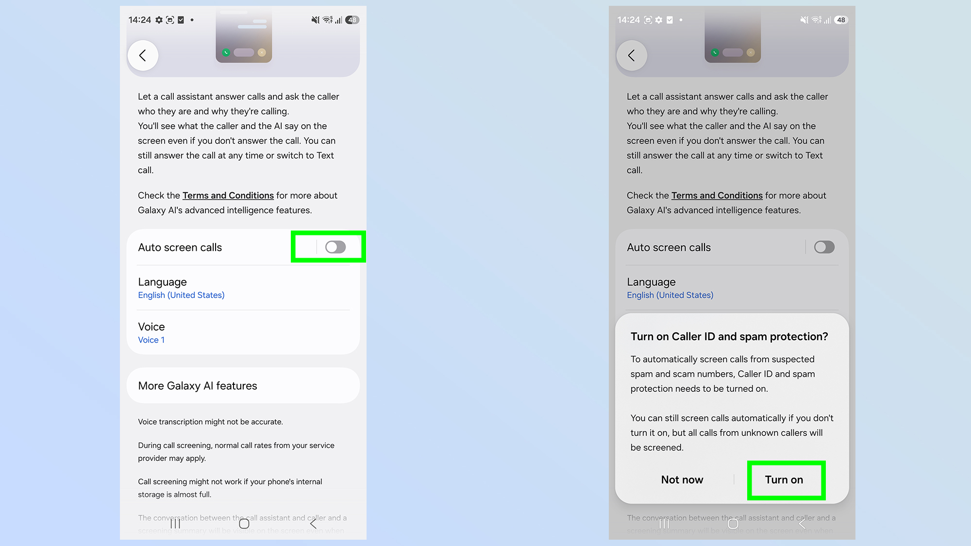 comment configurer le filtrage des appels sur le Galaxy S26
