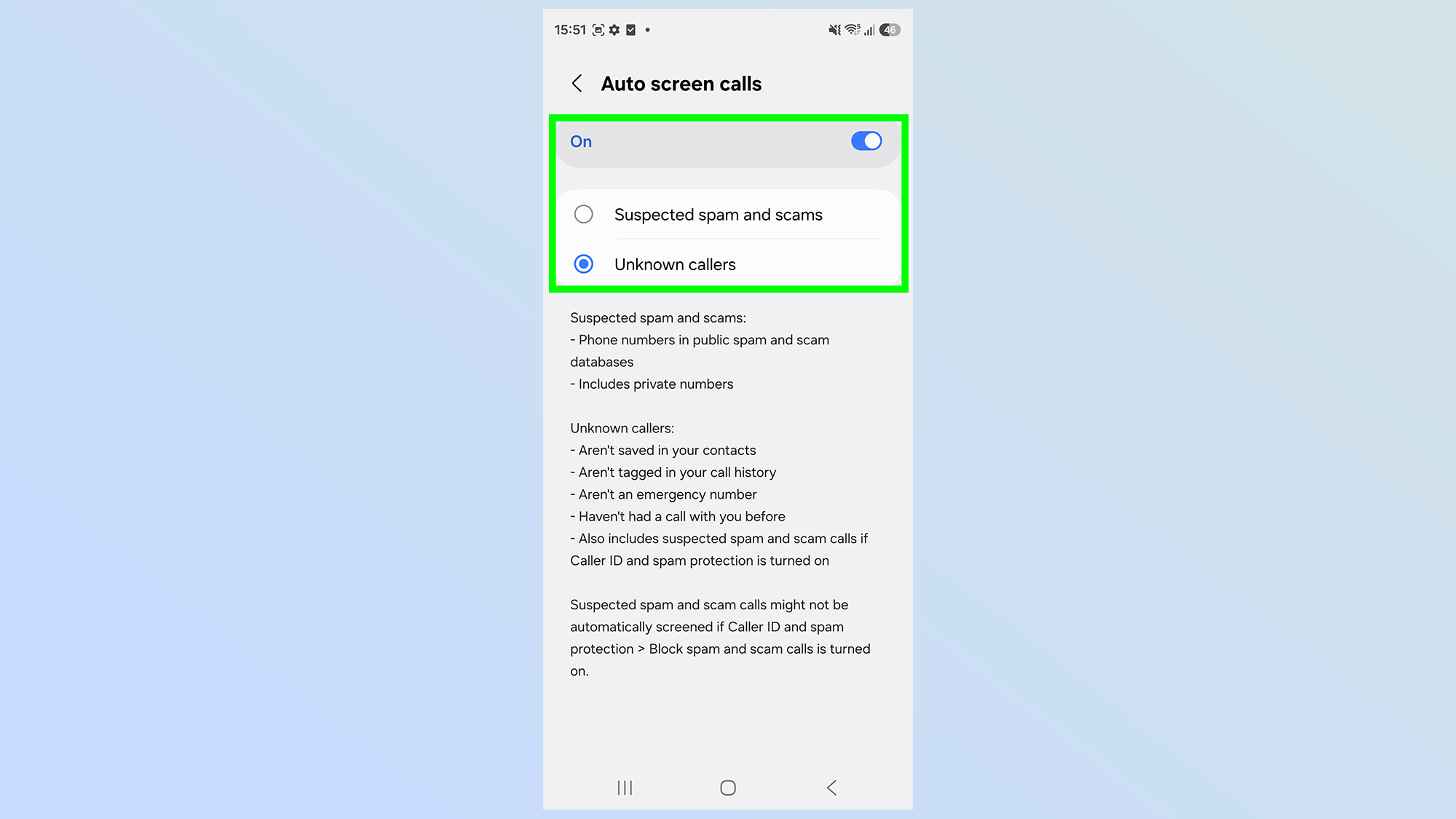 comment configurer le filtrage des appels sur le Galaxy S26