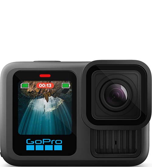 La GoPro Hero13 Black sur fond blanc