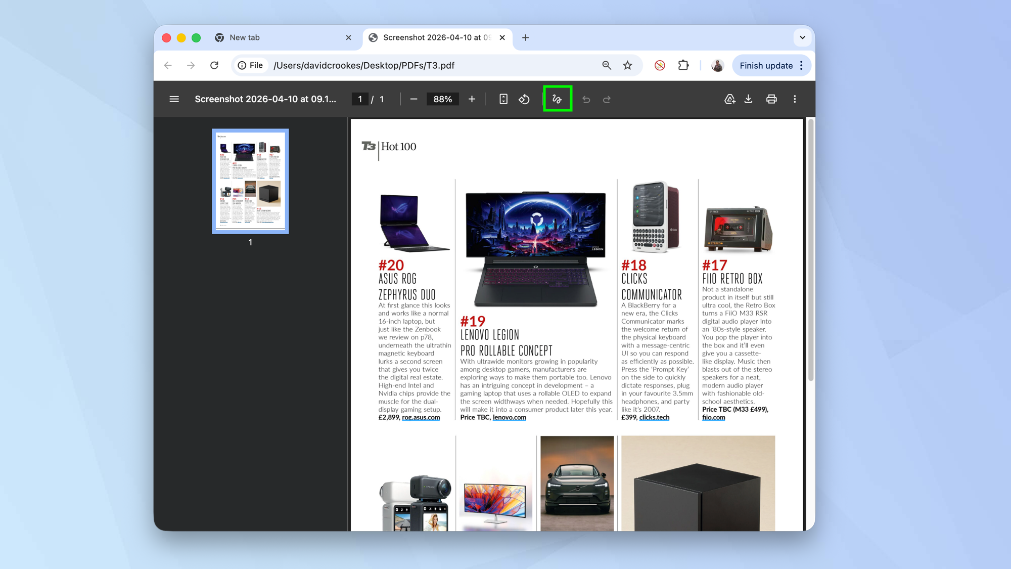 Vous pouvez annoter des PDF à l'aide de la visionneuse PDF dans Chrome. voici comment