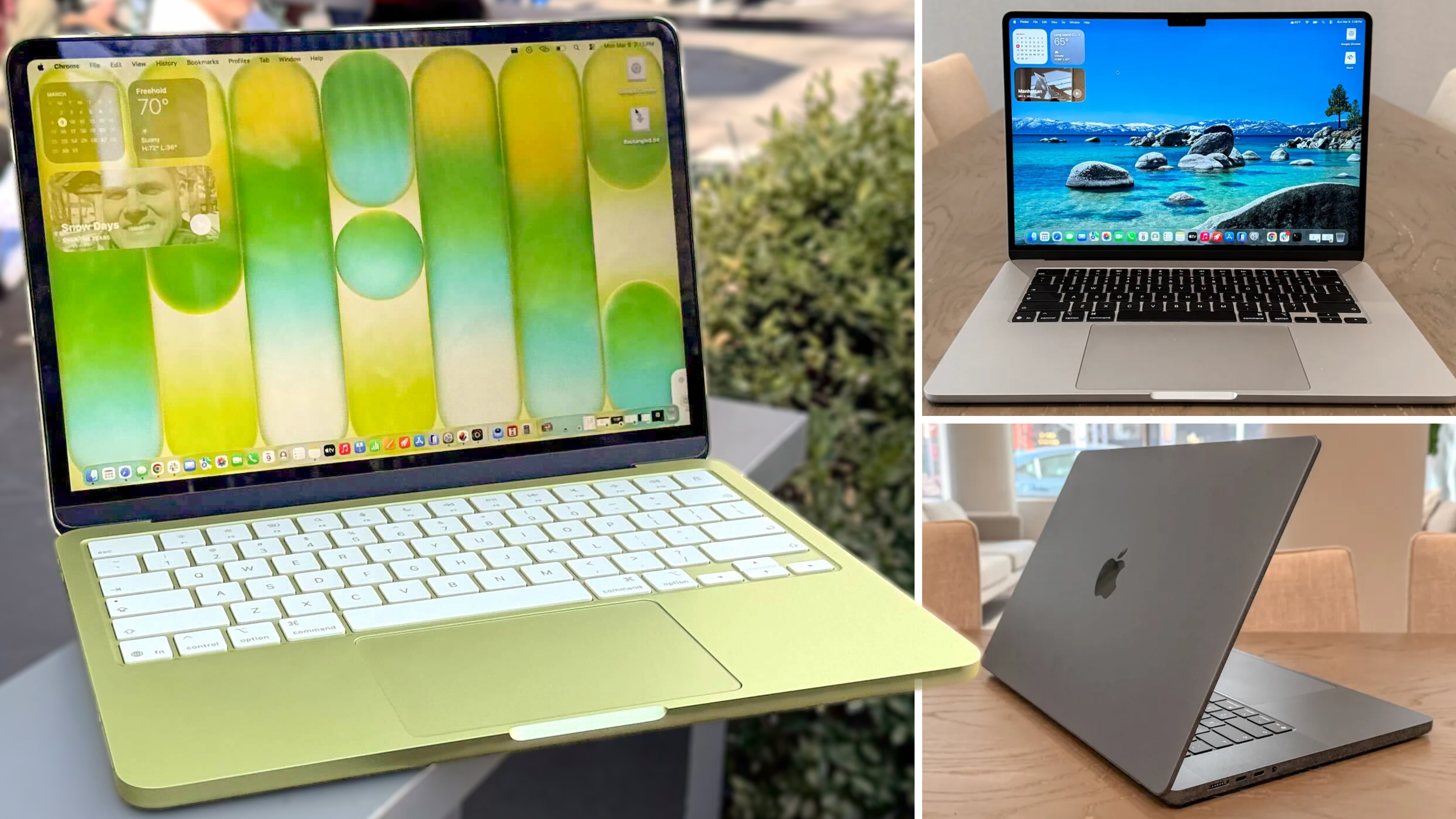 MacBook Néo, MacBook Air M5 et MacBook Pro M5 Pro