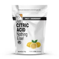 Acide citrique : 7,99 $ Amazon US 9,97 £ Amazon UK Acide citrique : 7,99 $ Amazon US 9,97 £ Amazon UK