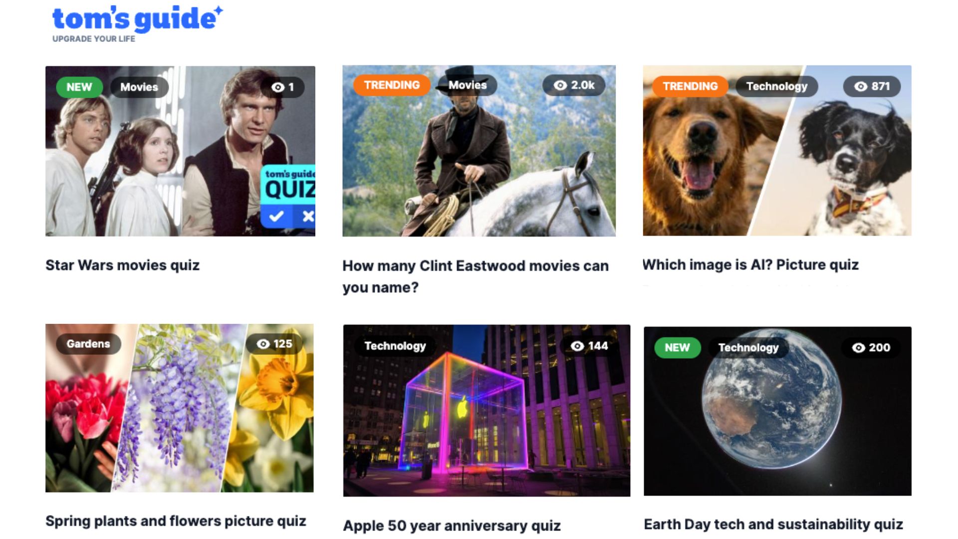 Une sélection de puzzles et de puzzles Toms Guide. Quiz