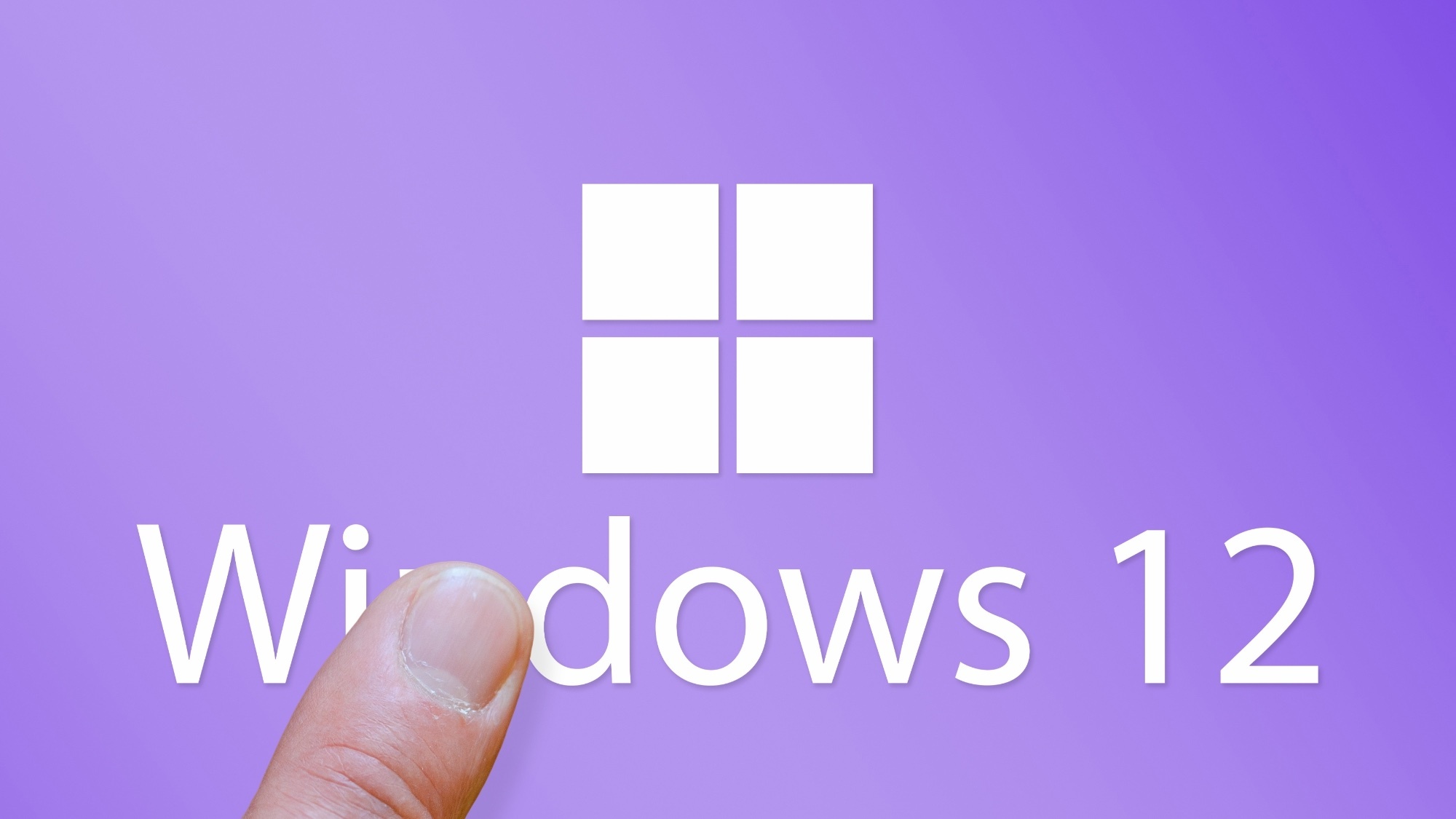 Concept de logo Windows 12