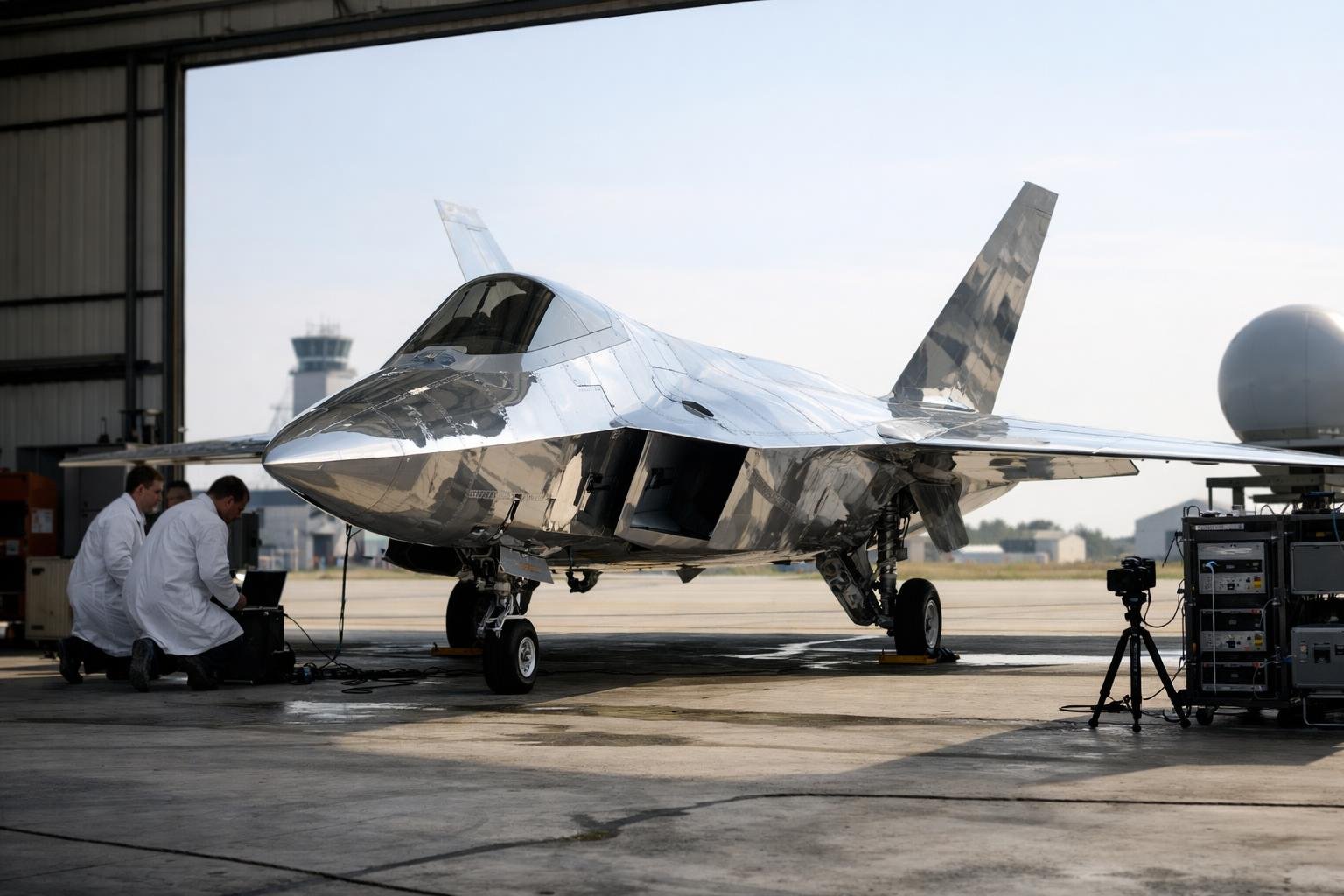 Première mondiale : des chercheurs mettent au point un matériau qui rend un avion totalement invisible aux radars image-36534