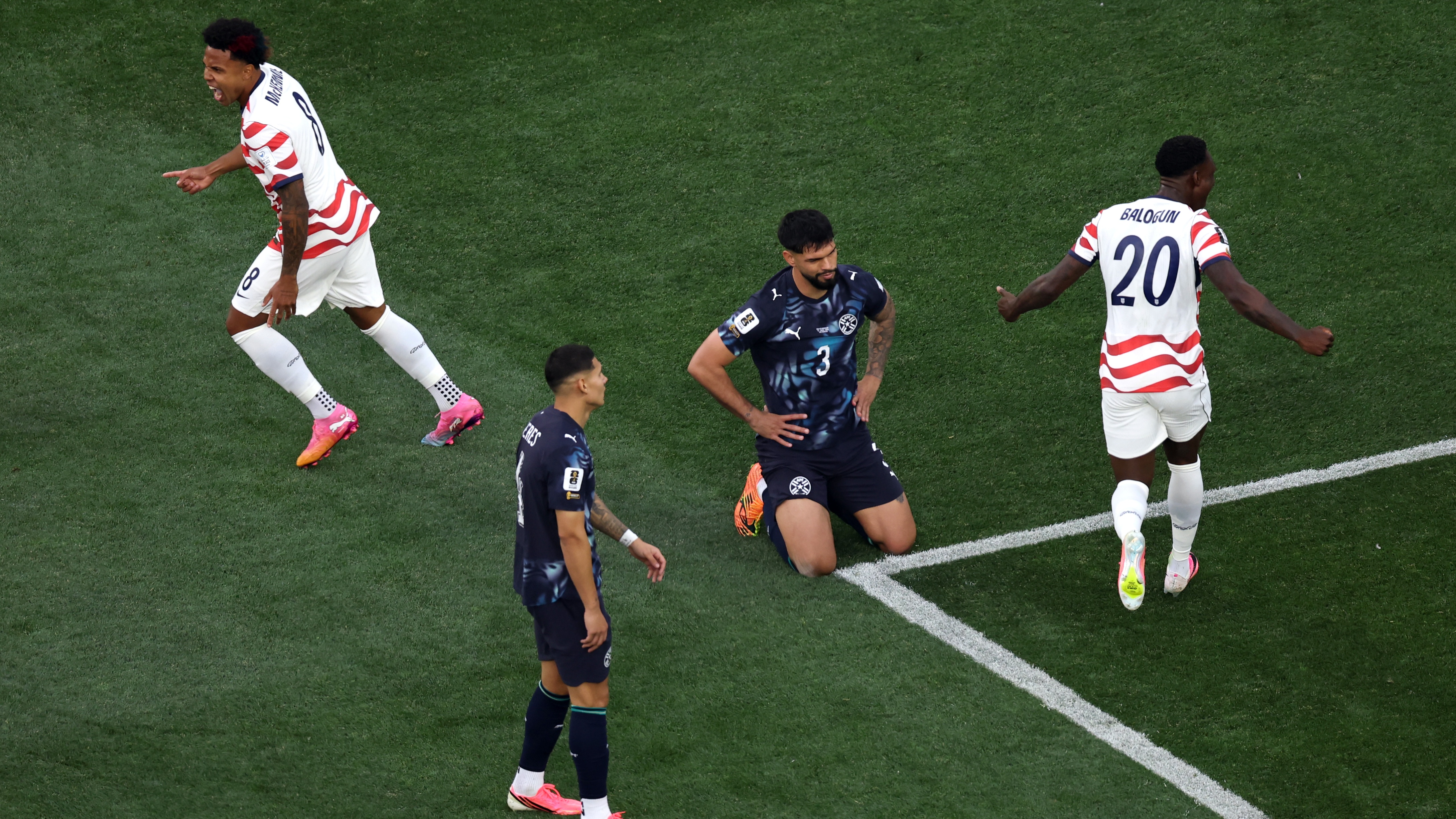 États-Unis contre Paraguay