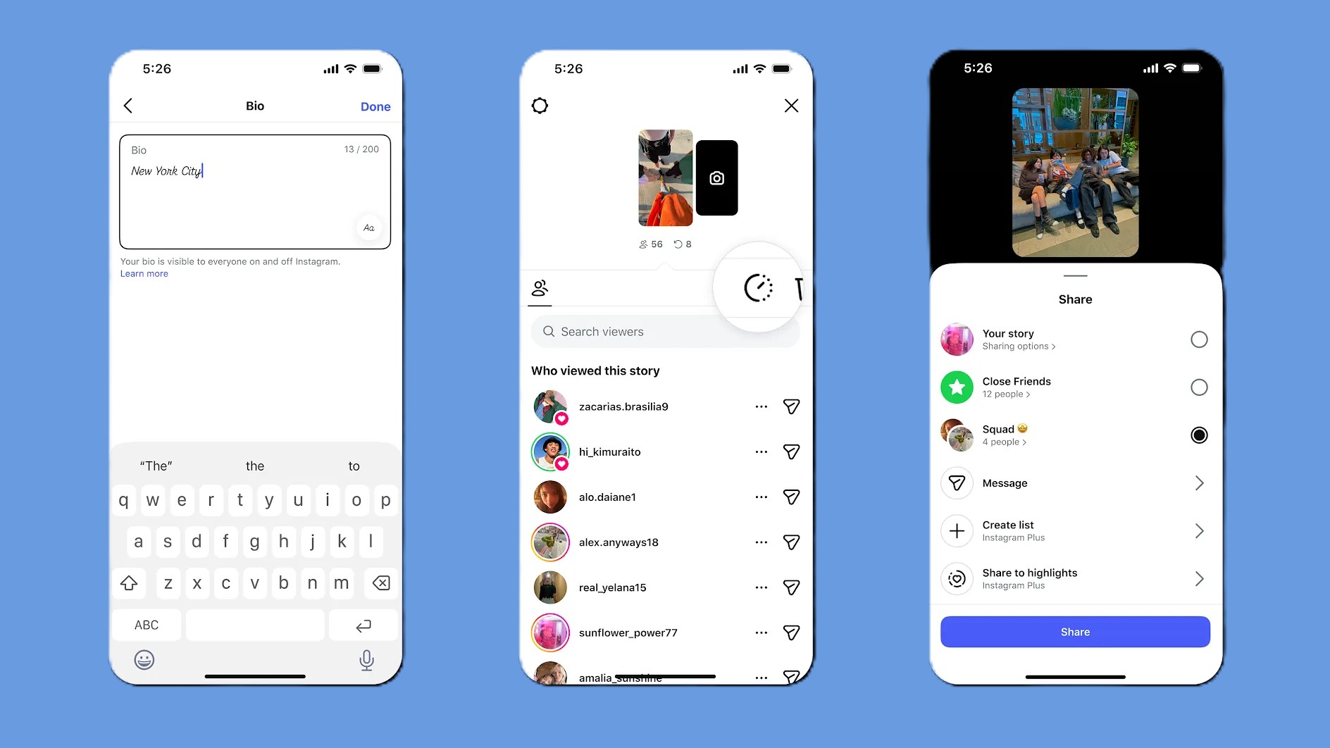 Plan d'abonnement Instagram Plus