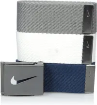 Nike - Lot de 3 ceintures de golf en toile Nike - Lot de 3 ceintures de golf en toile