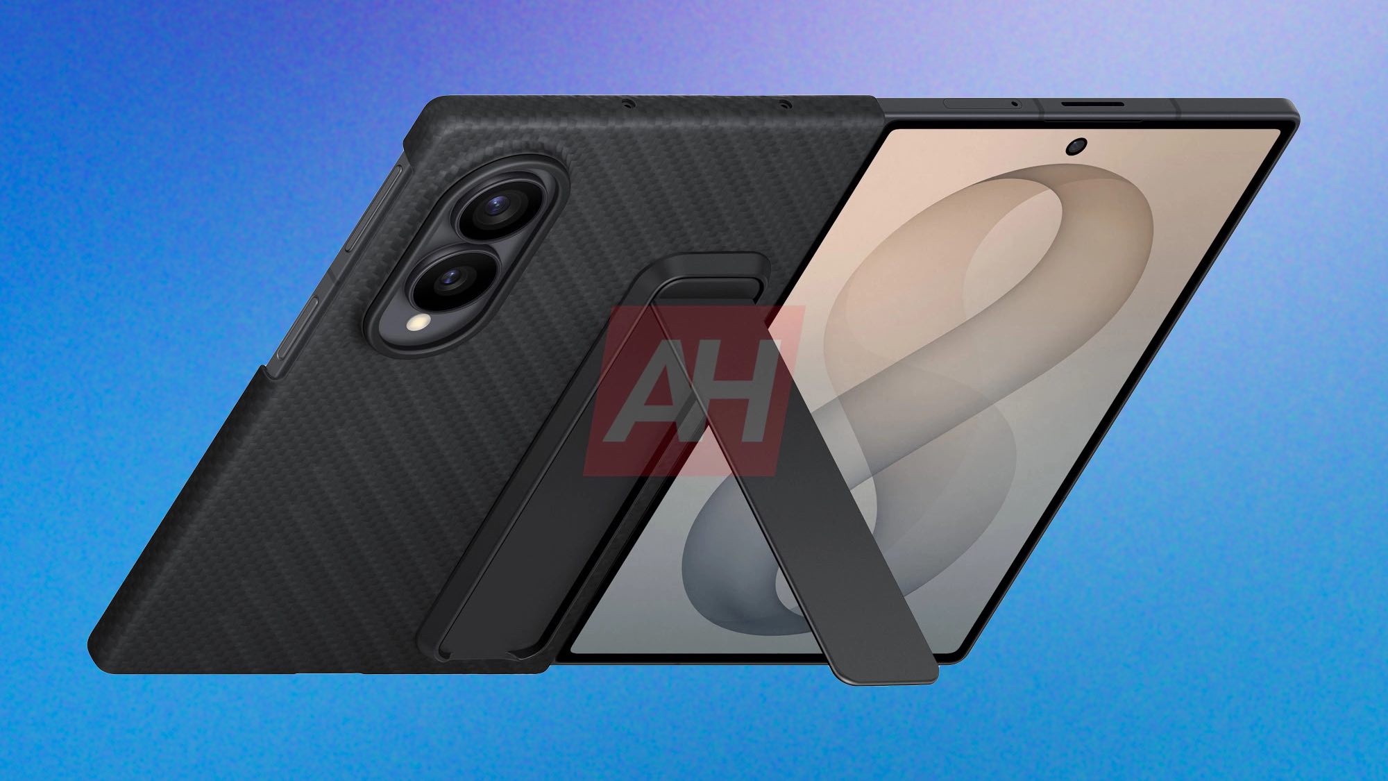 Rendu de la coque Galaxy Z Fold 8