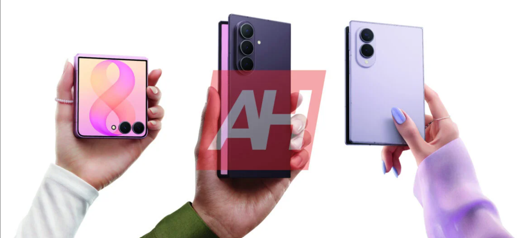 Samsung Galaxy Z Fold 8, Z Flip 8 et Fold 8 Ultra