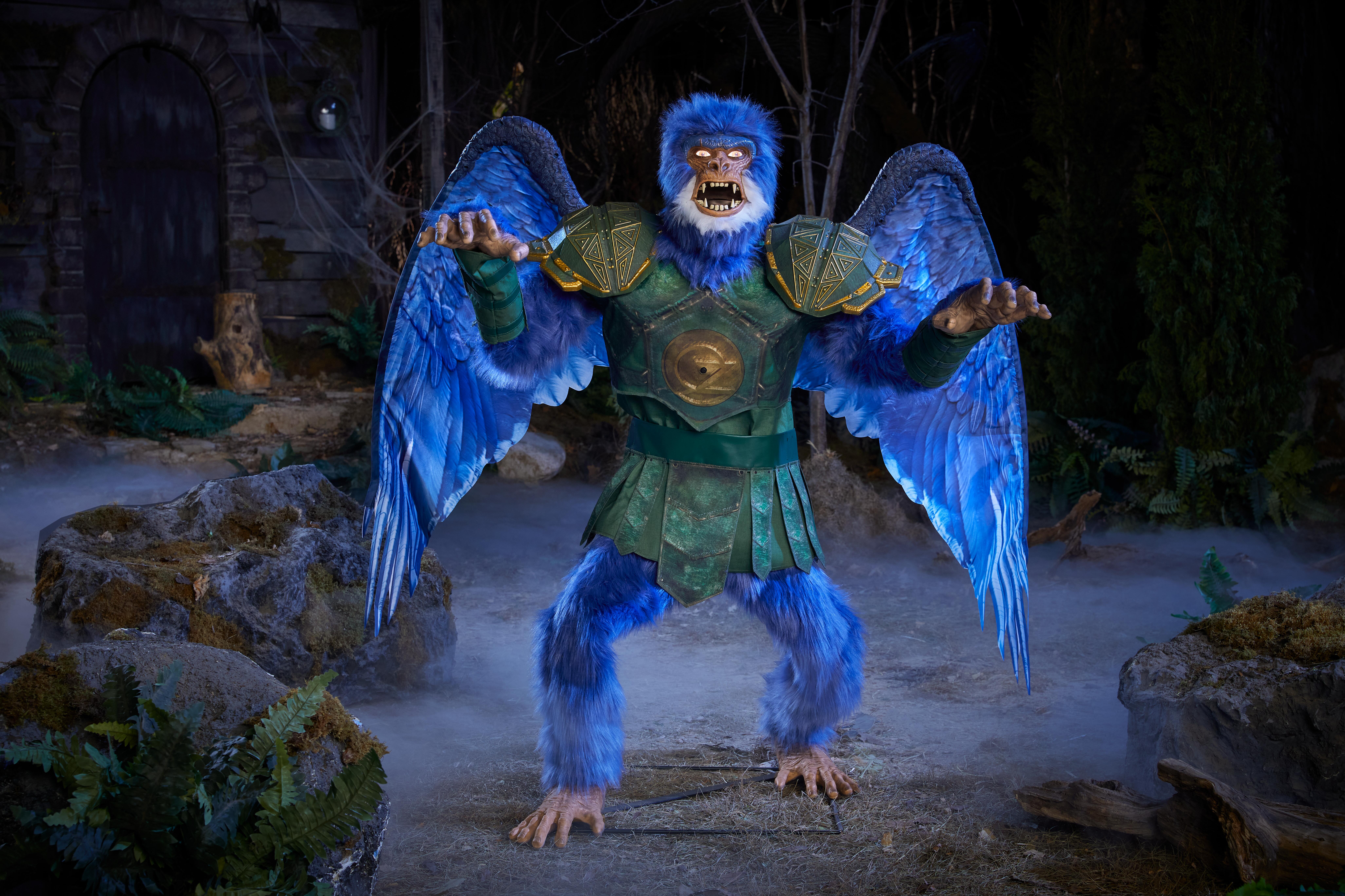 Singe volant animé de 4 pieds