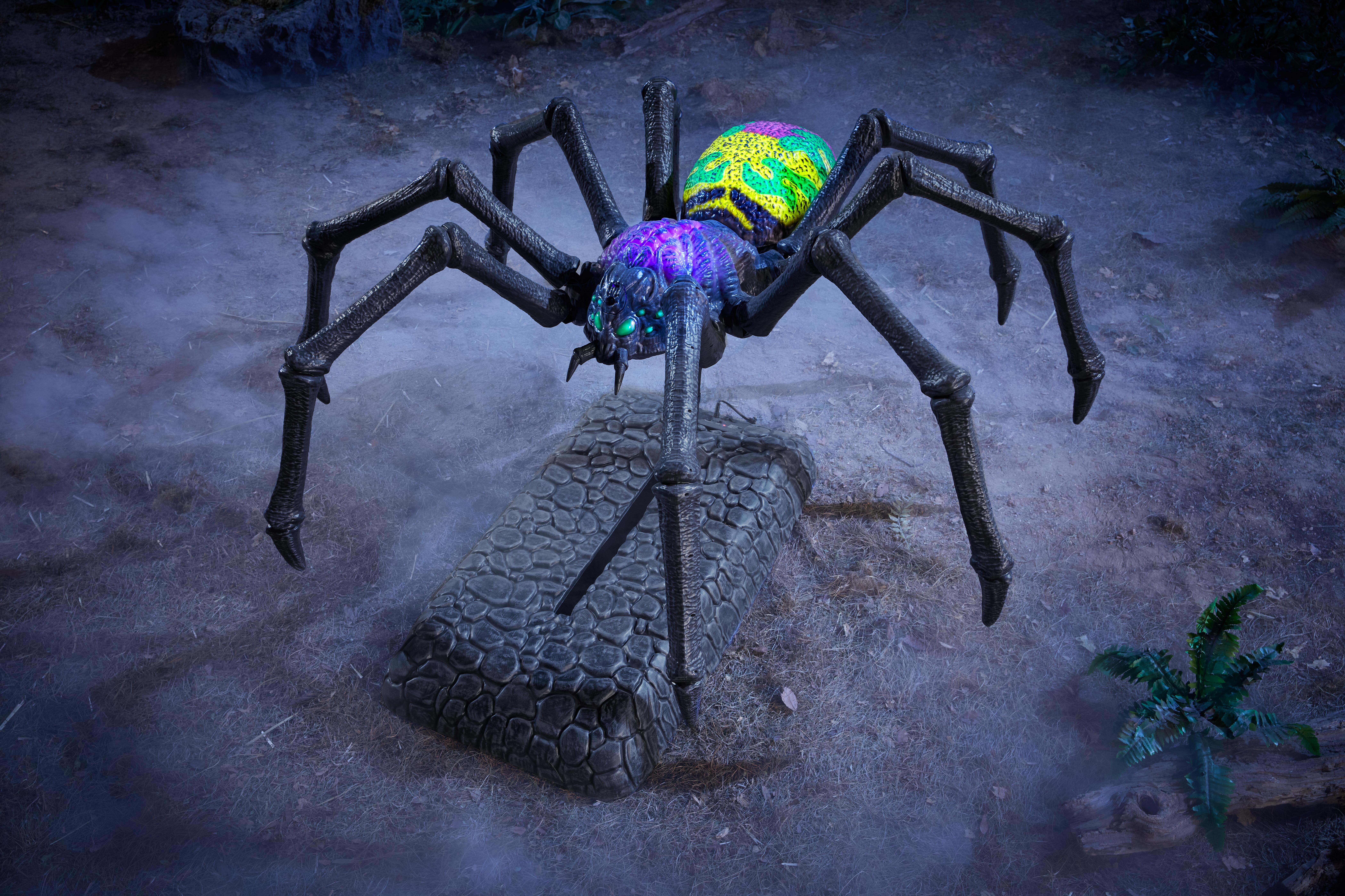 Araignée rampante animée à LED de 6 pieds