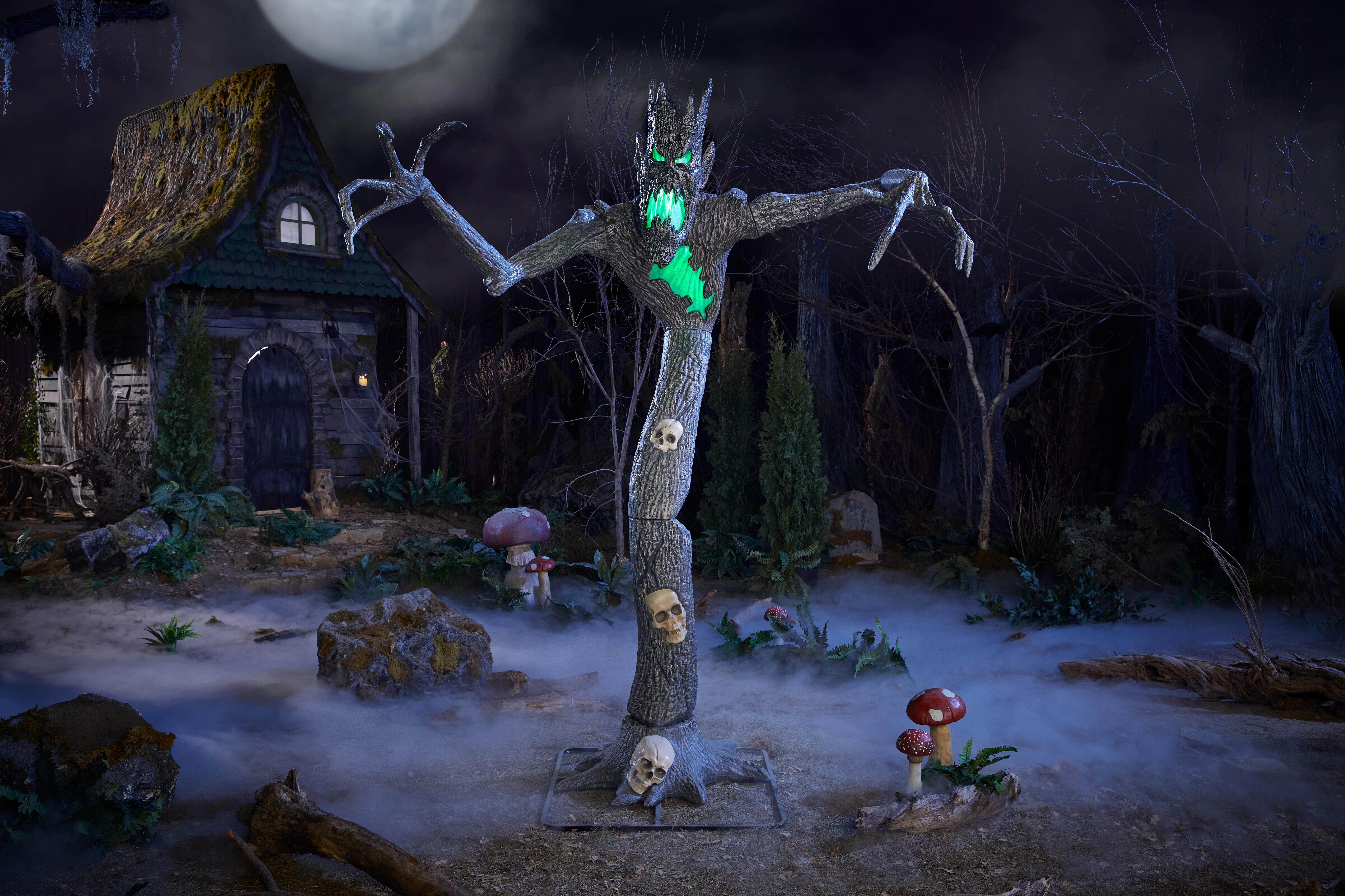 9 FT Wicked Woods LED de taille géante pourriture sèche Dennis.Jpg