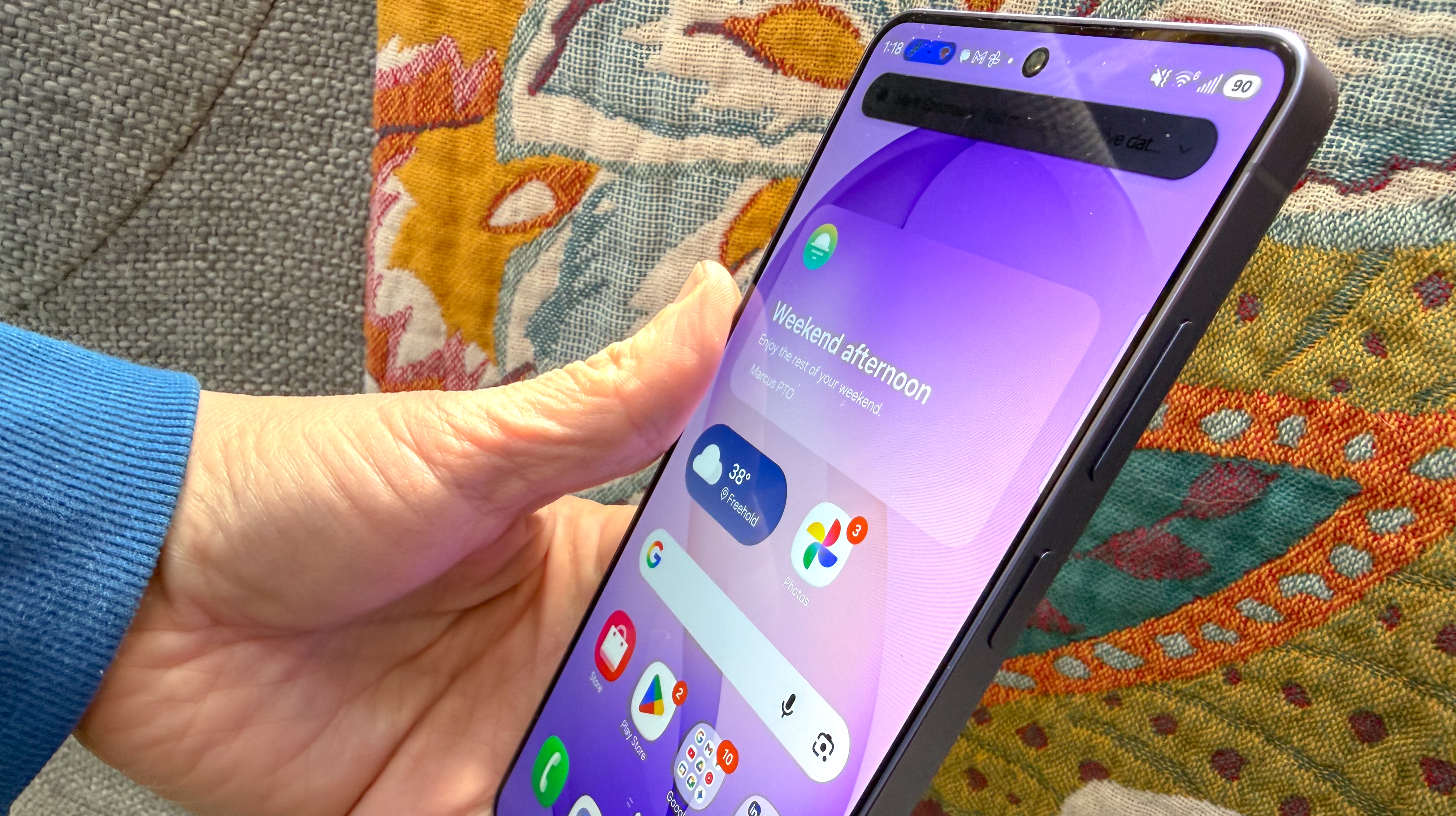 Samsung Galaxy S26 Ultra présenté en main