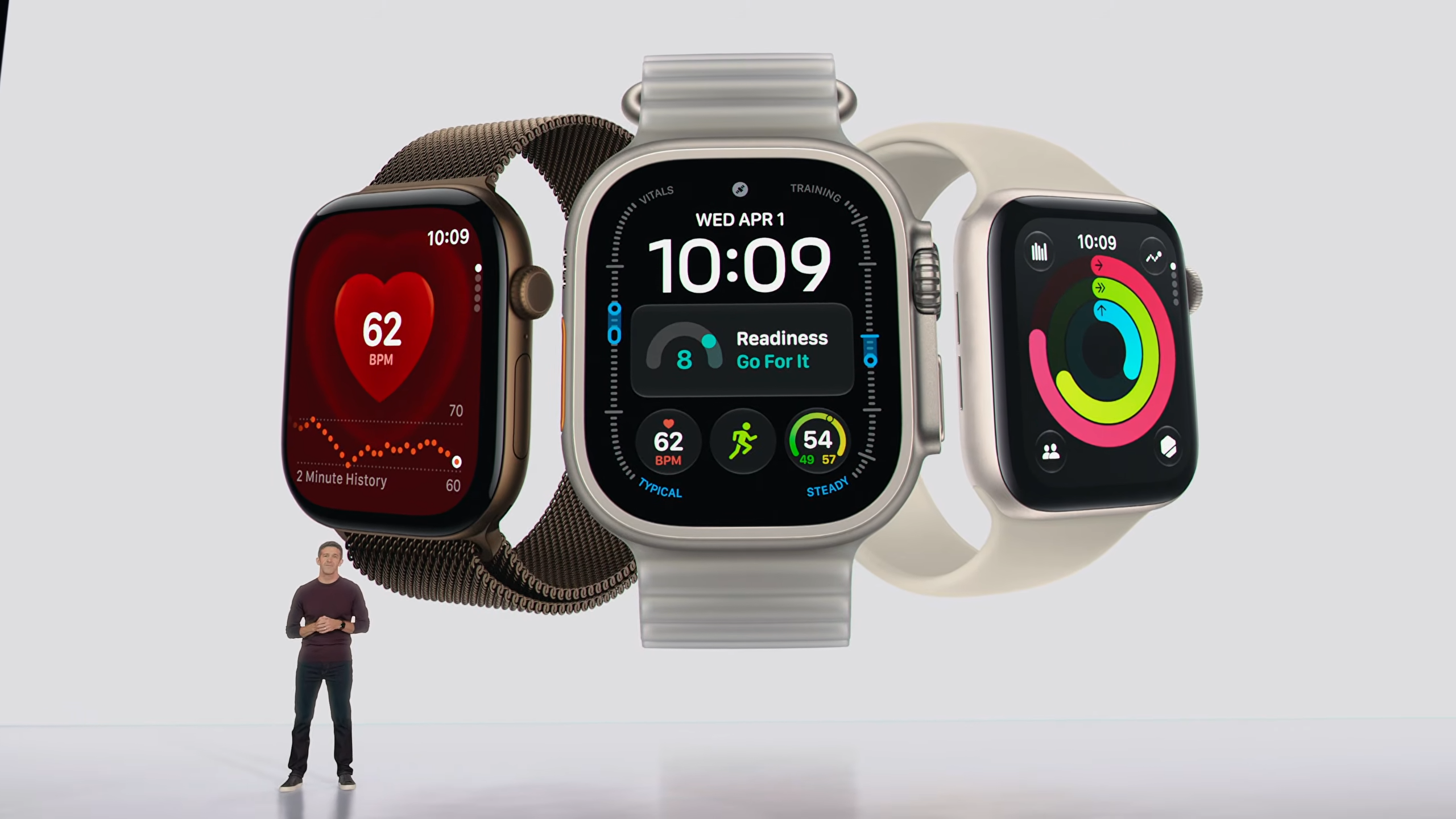 Ternus avec Apple Watch série 12