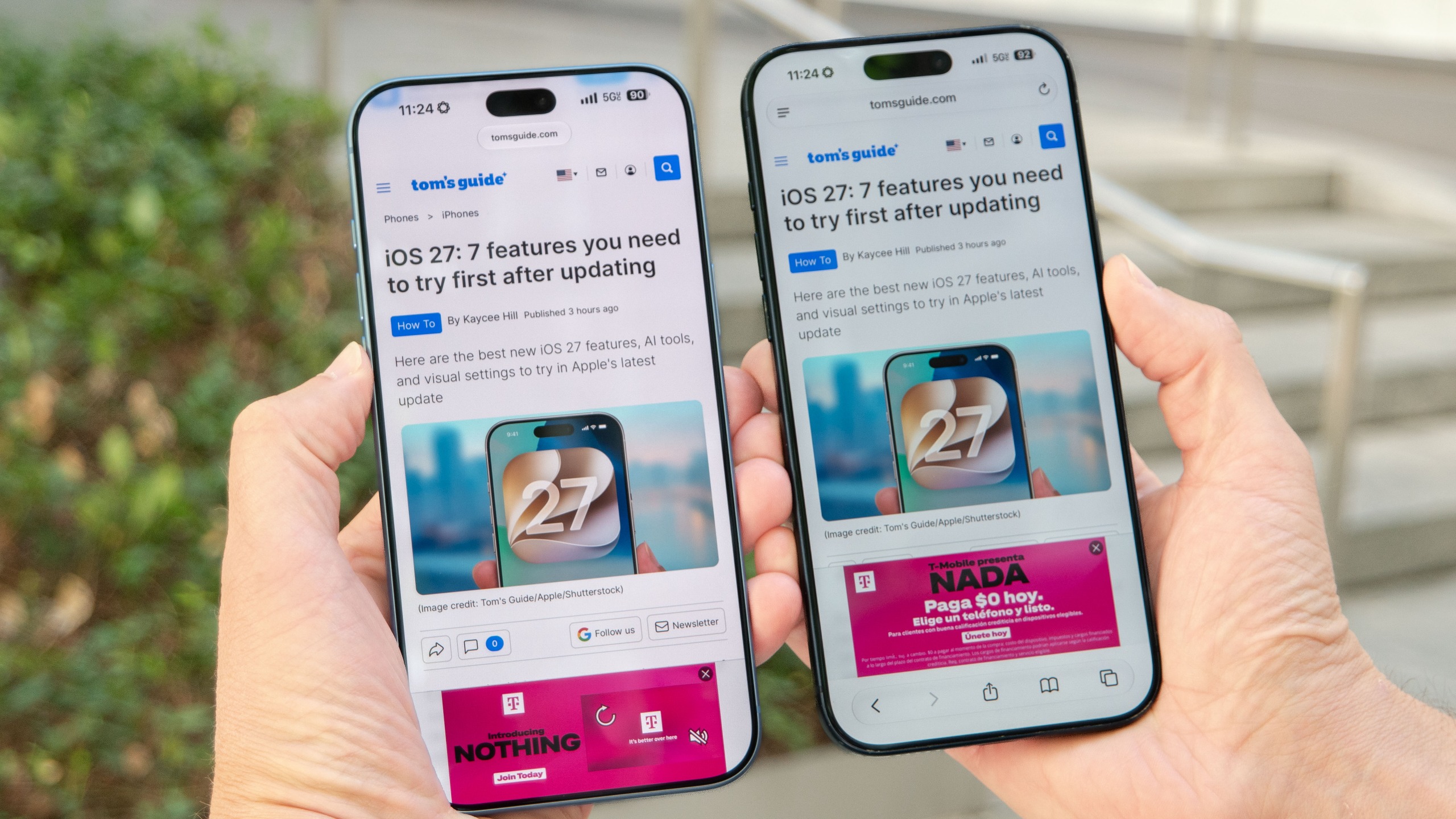 Apple iPhone 18 Pro et Pro Max présentés en main