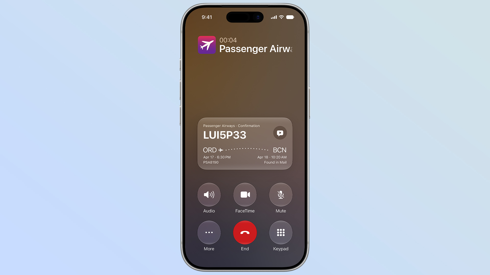 contexte d'appel iOS 27