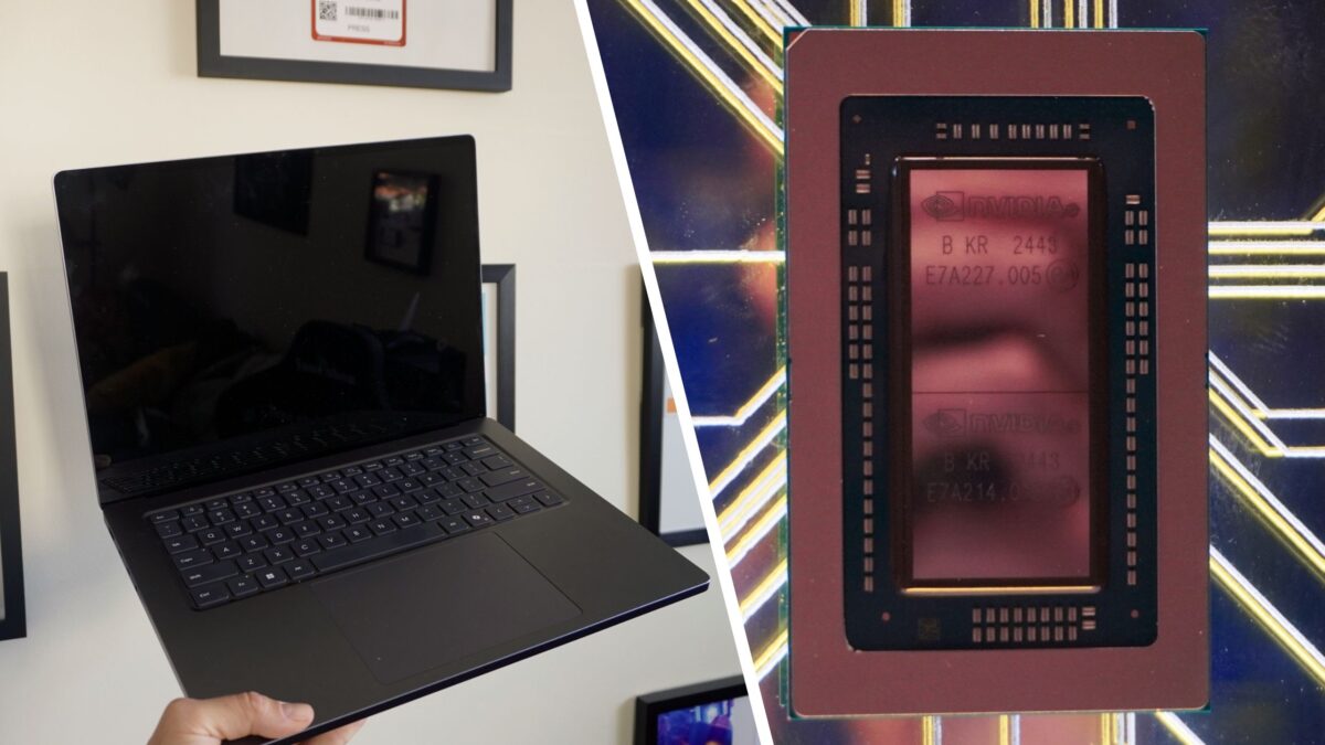 J'ai actuellement entre les mains le Surface Laptop Ultra RTX Spark-armed de Nvidia – dites-moi ce que vous voulez que je teste image-37910