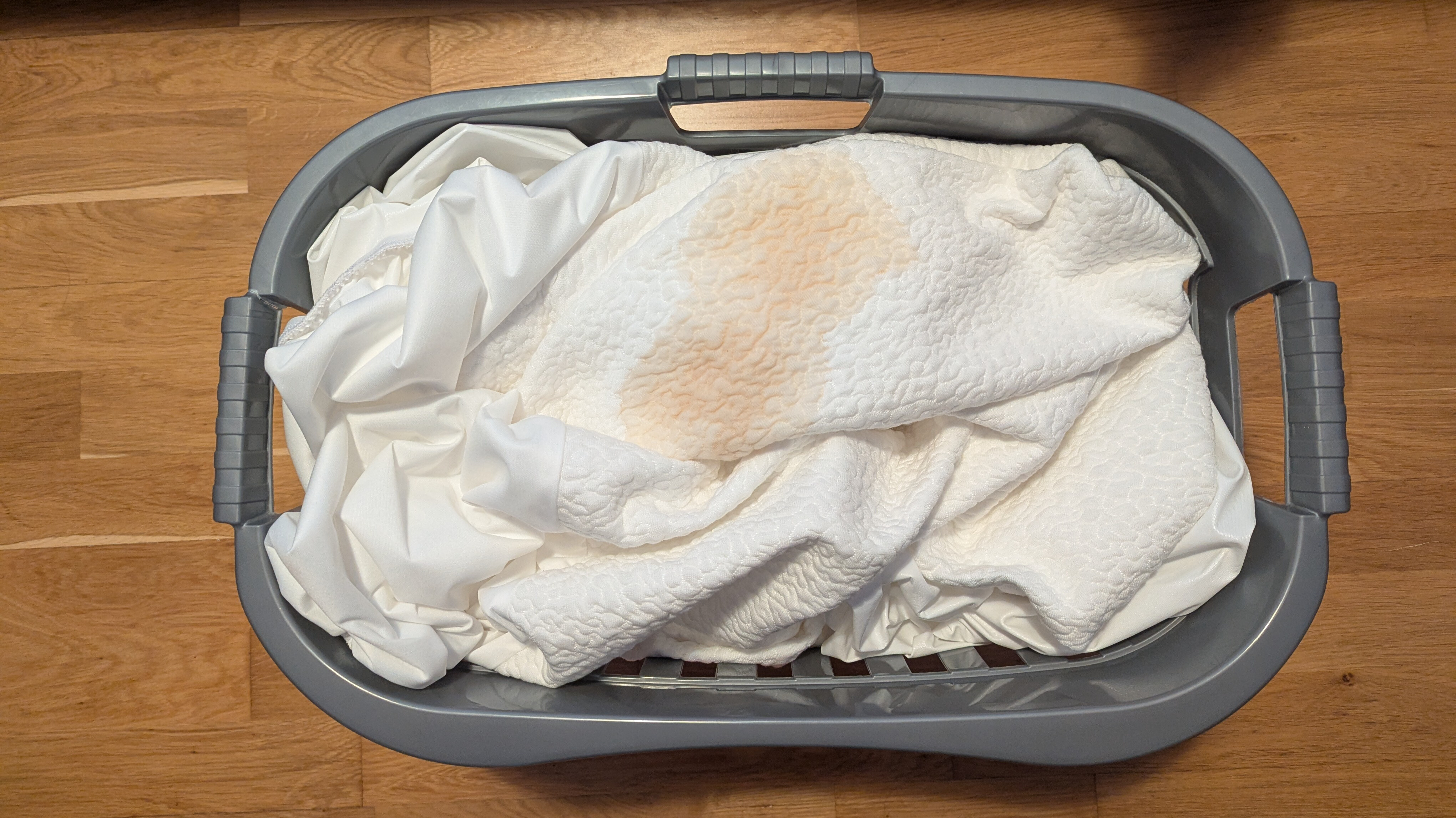 Protège matelas blanc