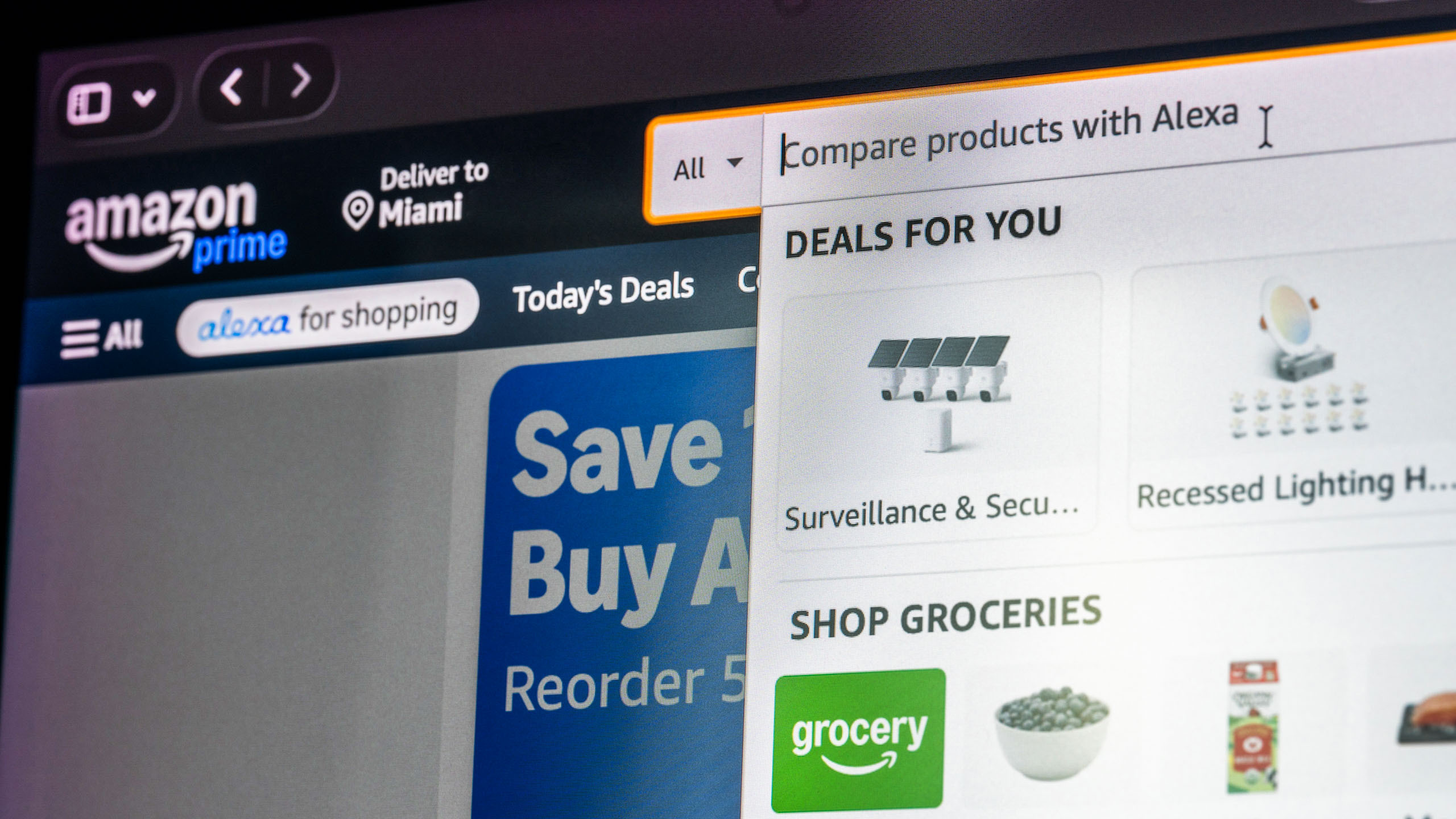 Alexa pour faire du shopping